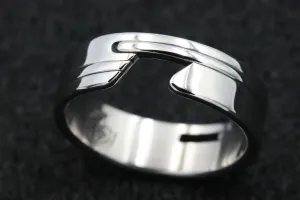 05.5 "APPROXI" women's handmade stainless steel ring (not casted) womens rings custom jewelry womens jewelry hypoallergenic ring