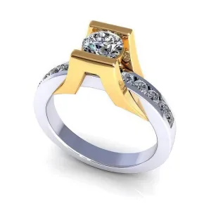 0.70-1.85 CT Round Cut Diamonds - Solitaire Ring