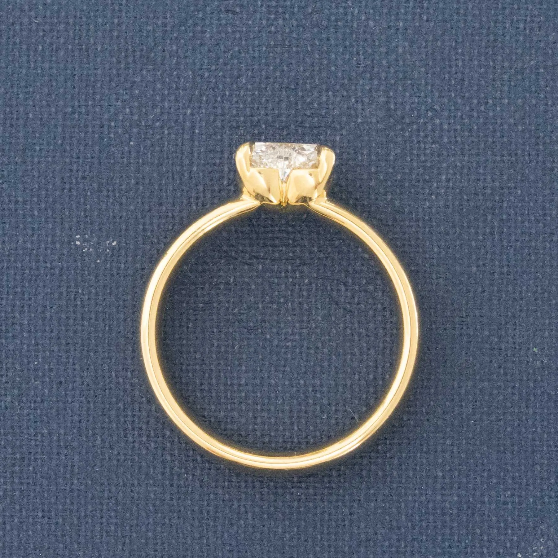 1.01ct Heart Cut Diamond Solitaire