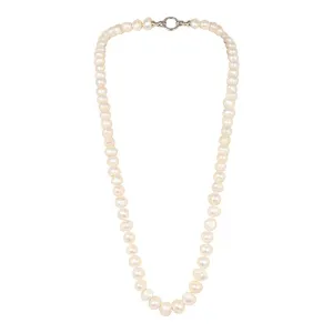 103-01 | WHITE BAM BAM NECKLACE 34"