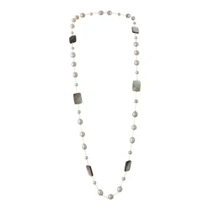 121-01-S | SILVER GEOMETRIC NECKLACE