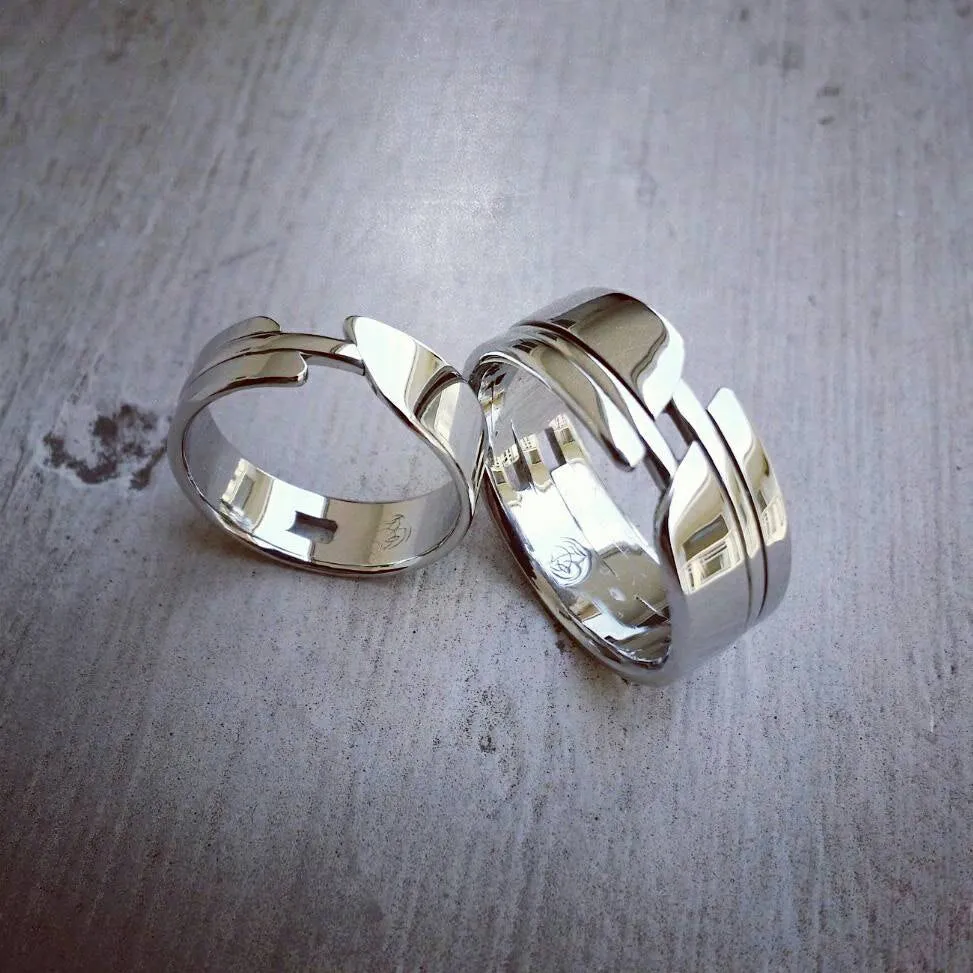 13.5 "OAK" women's handmade stainless steel ring (not casted) women's jewelry hypoallergenic rings