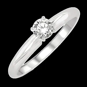 14K 0.75ct Diamond Solitaire Round-Ring