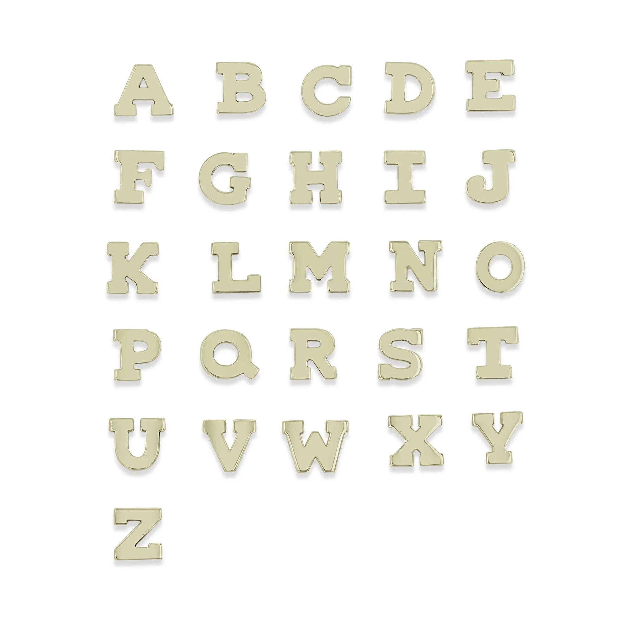 14k 2 Initial Letter with Diamond Bezel Bracelet