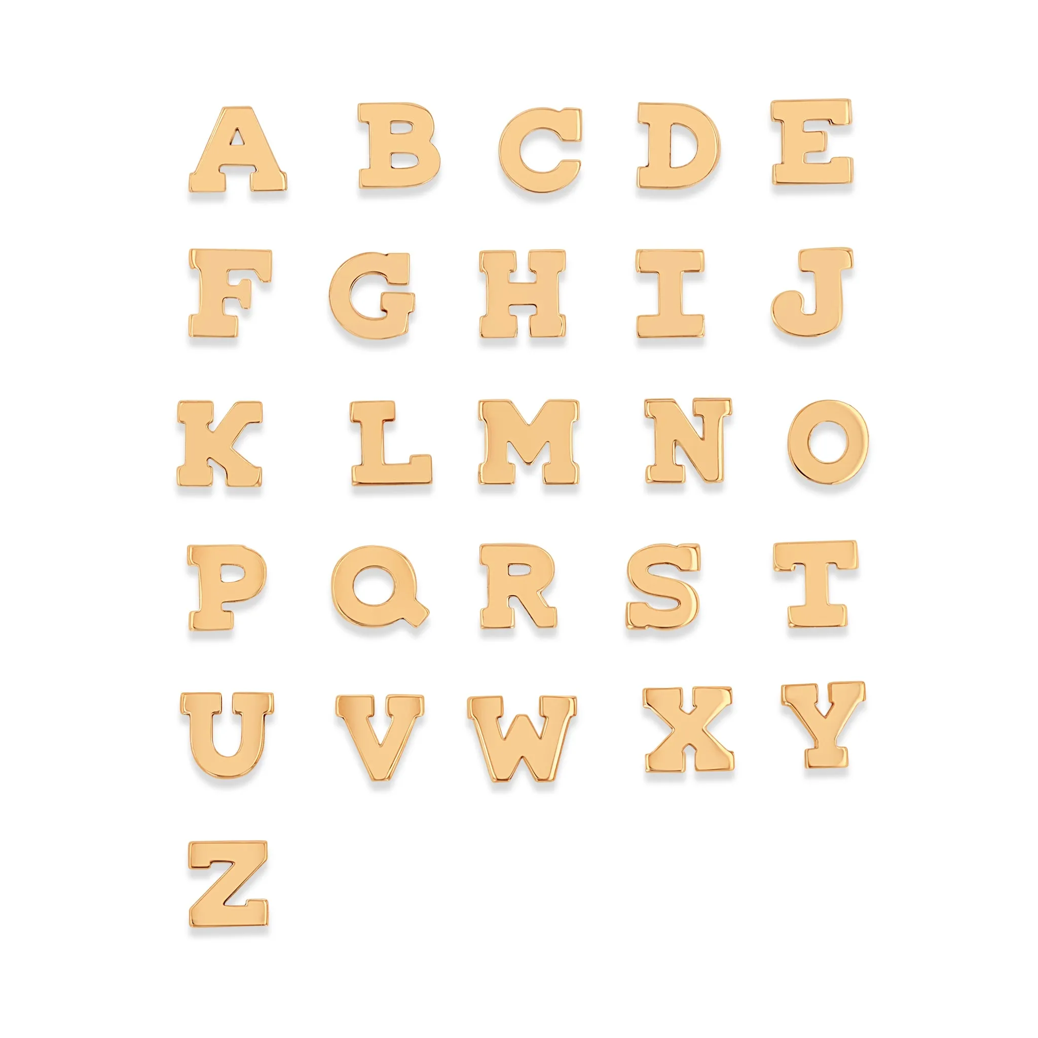 14k 2 Initial Letter with Diamond Bezel Bracelet