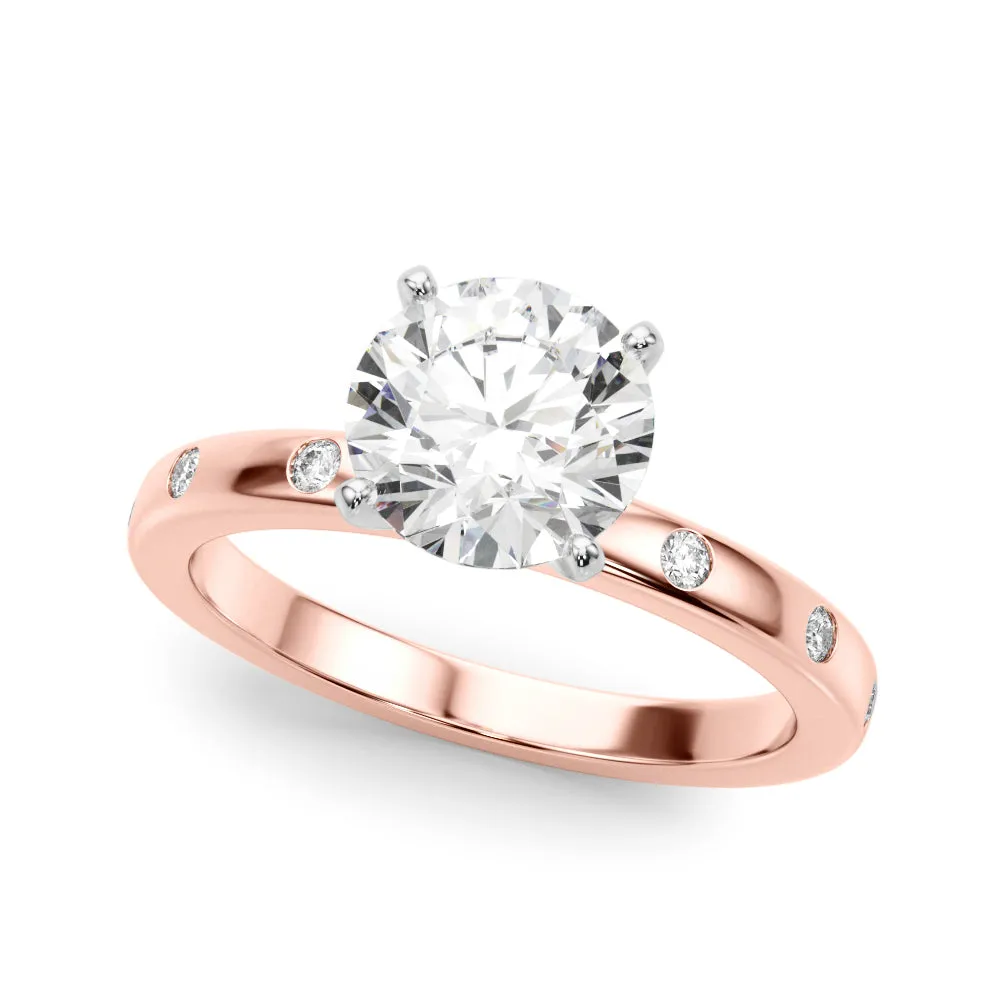 14K Engagement Ring Solitaire