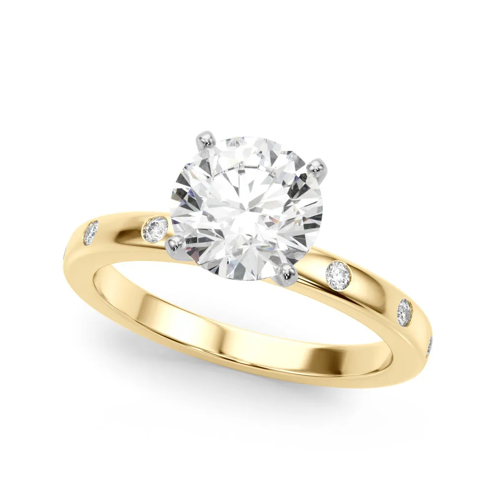 14K Engagement Ring Solitaire