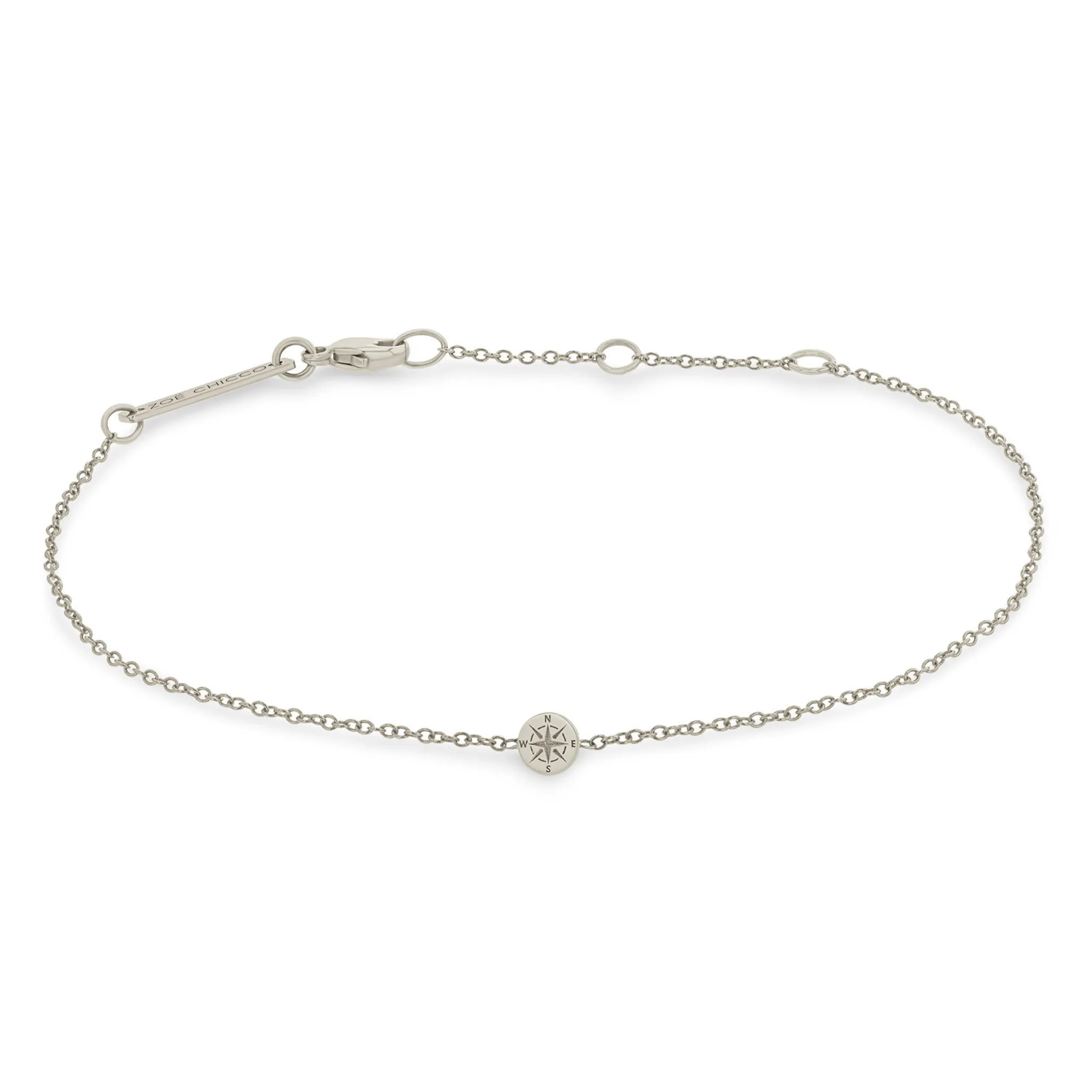 14k Itty Bitty Compass Bracelet