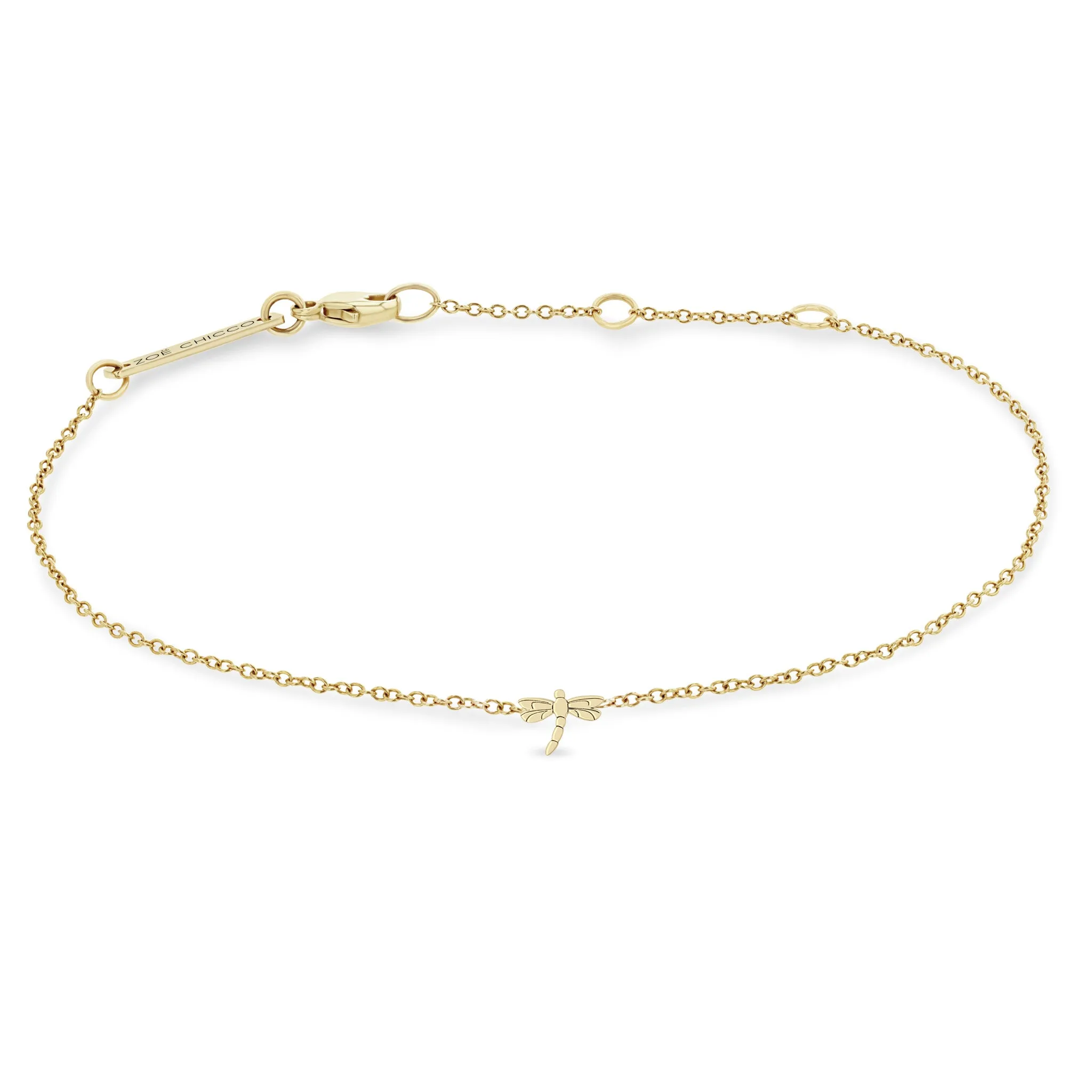 14k Itty Bitty Dragonfly Bracelet