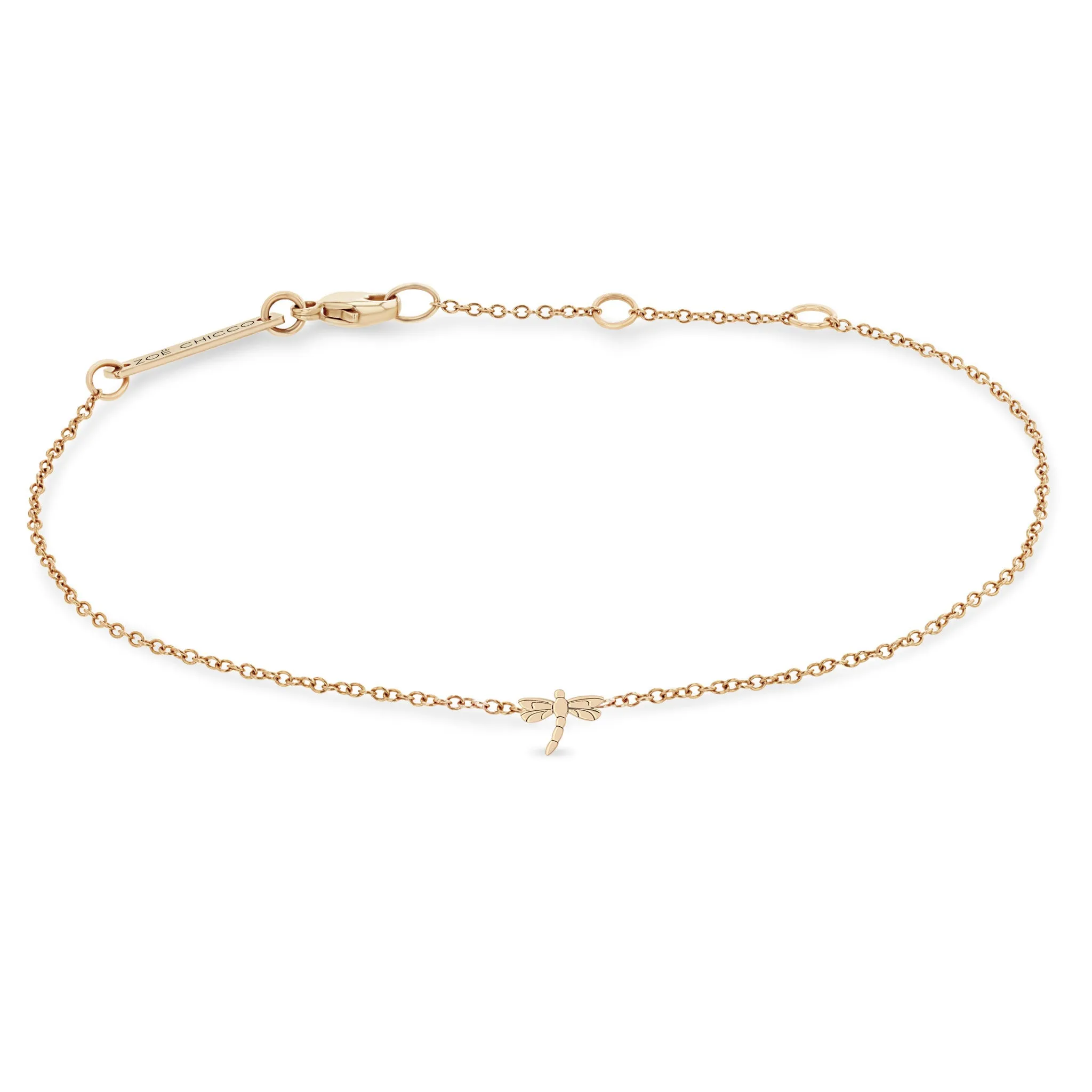 14k Itty Bitty Dragonfly Bracelet
