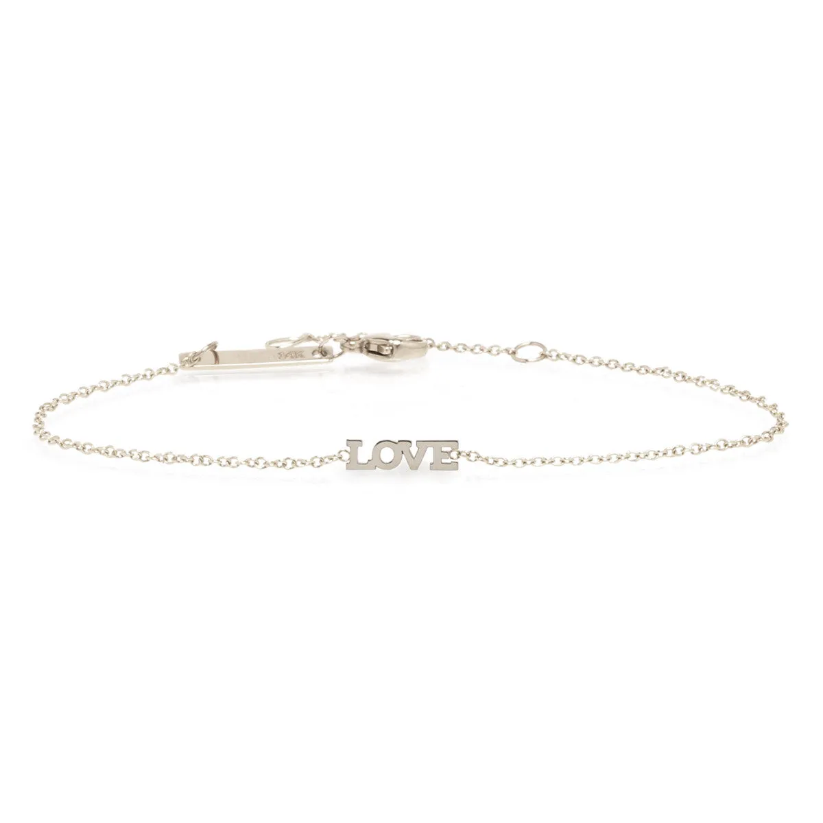 14k Itty Bitty LOVE Bracelet