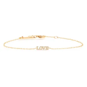 14k Itty Bitty LOVE Bracelet