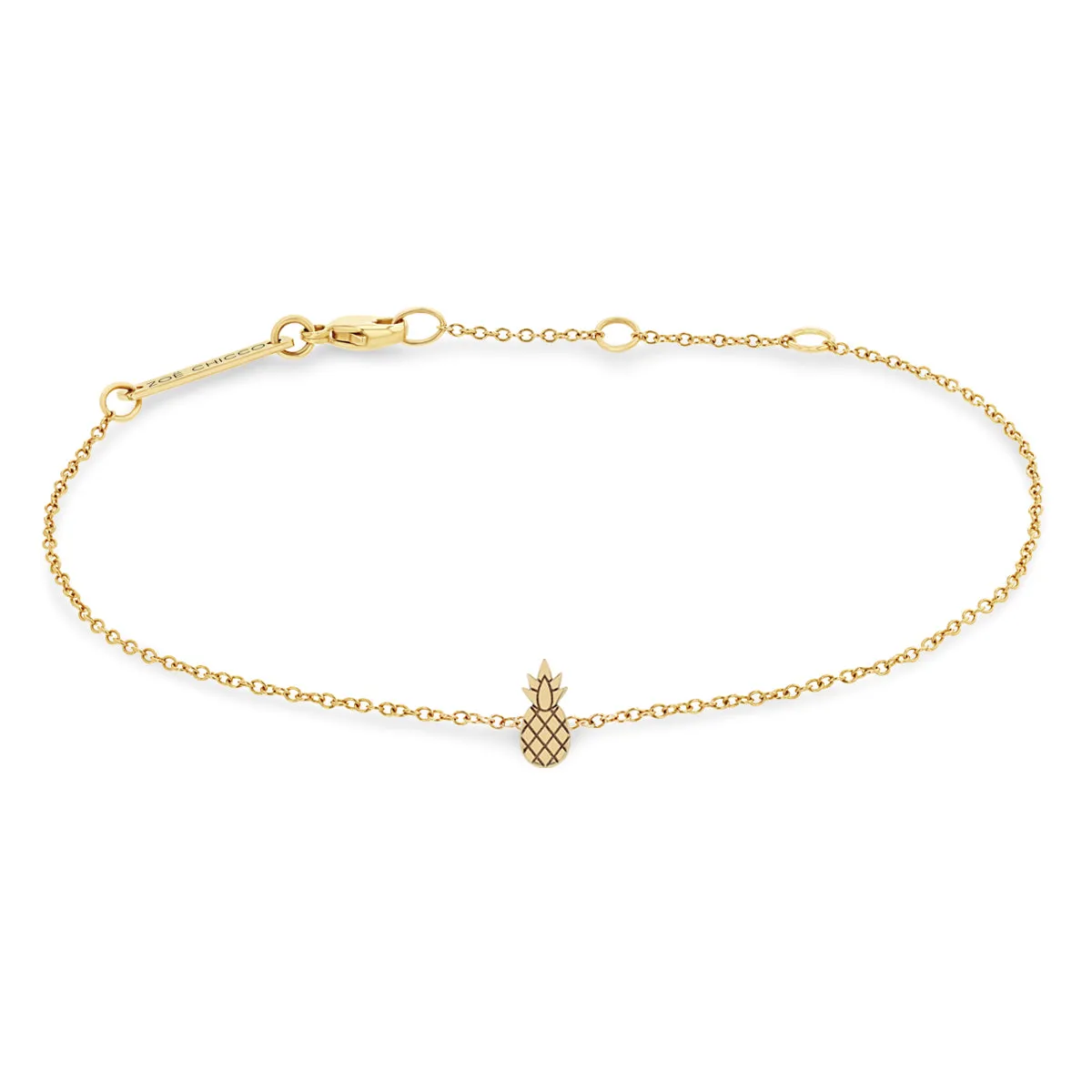 14k Itty Bitty Pineapple Bracelet
