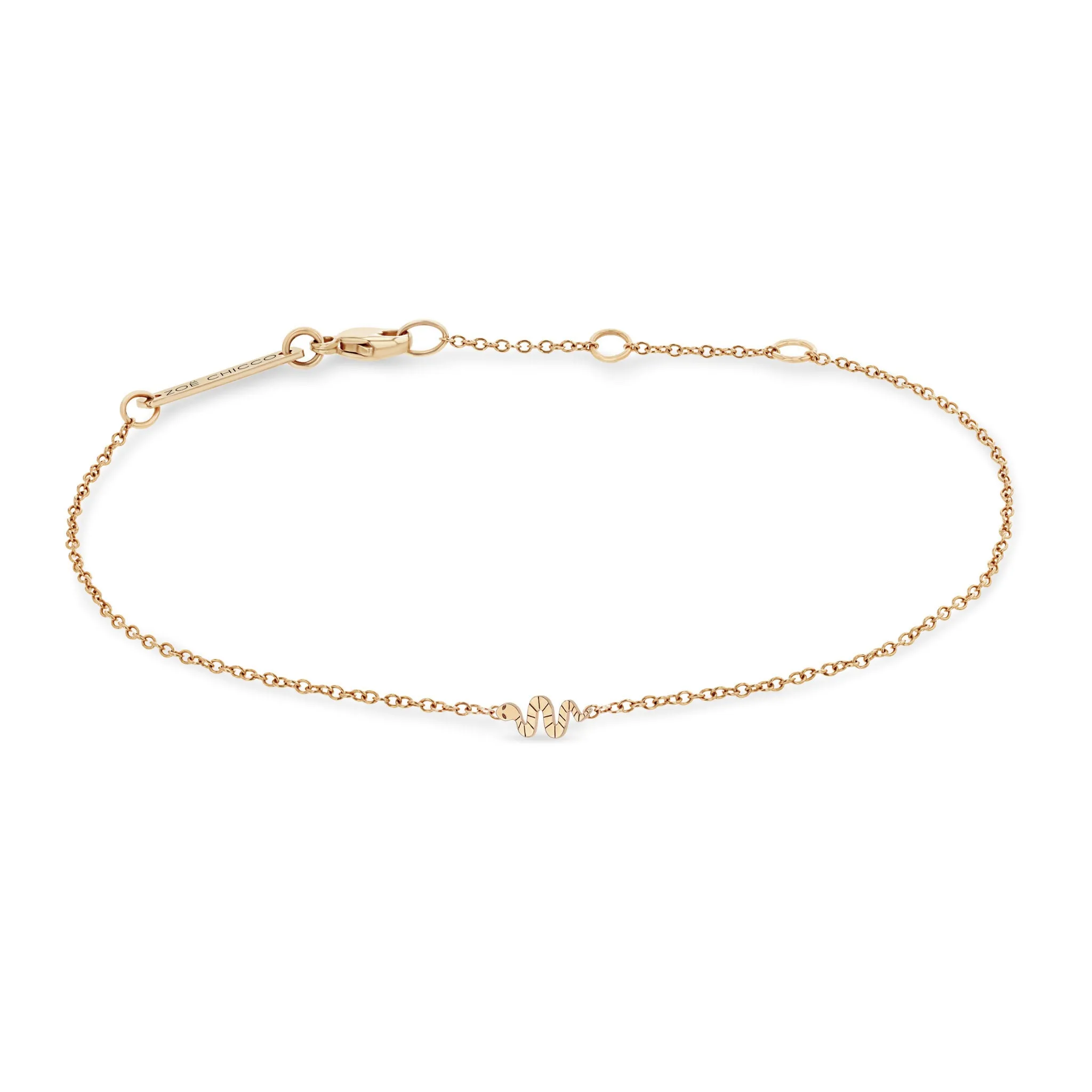 14k Itty Bitty Snake Bracelet