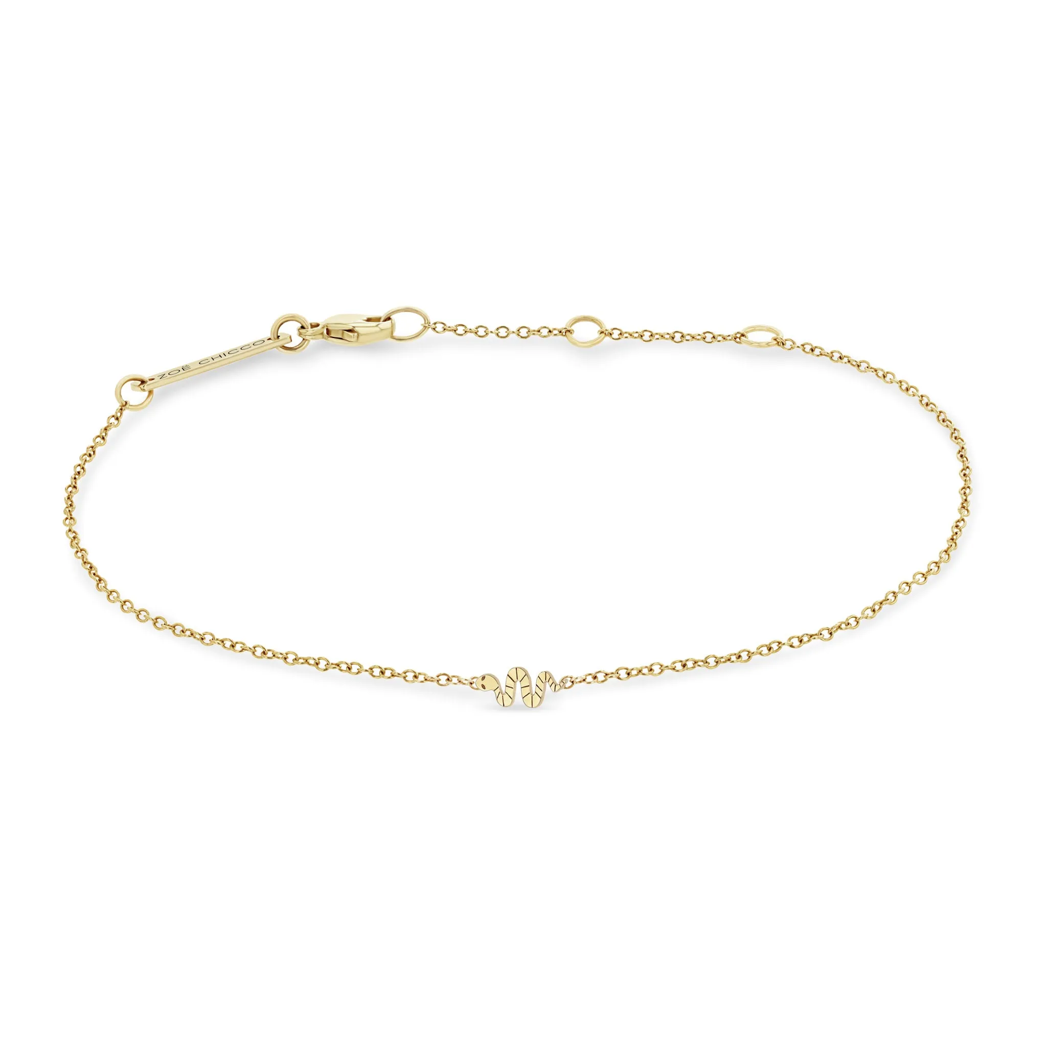 14k Itty Bitty Snake Bracelet