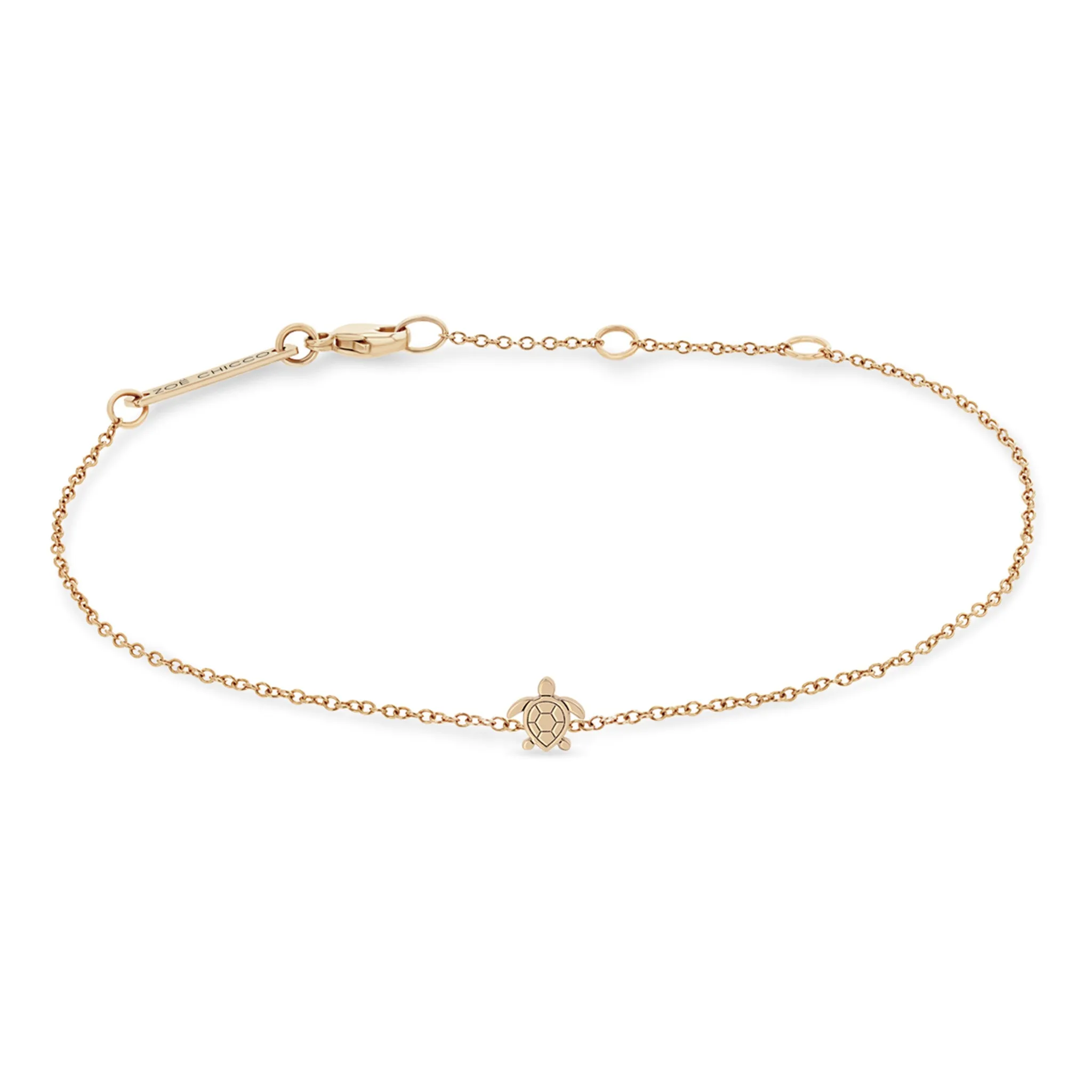14k Itty Bitty Turtle Bracelet