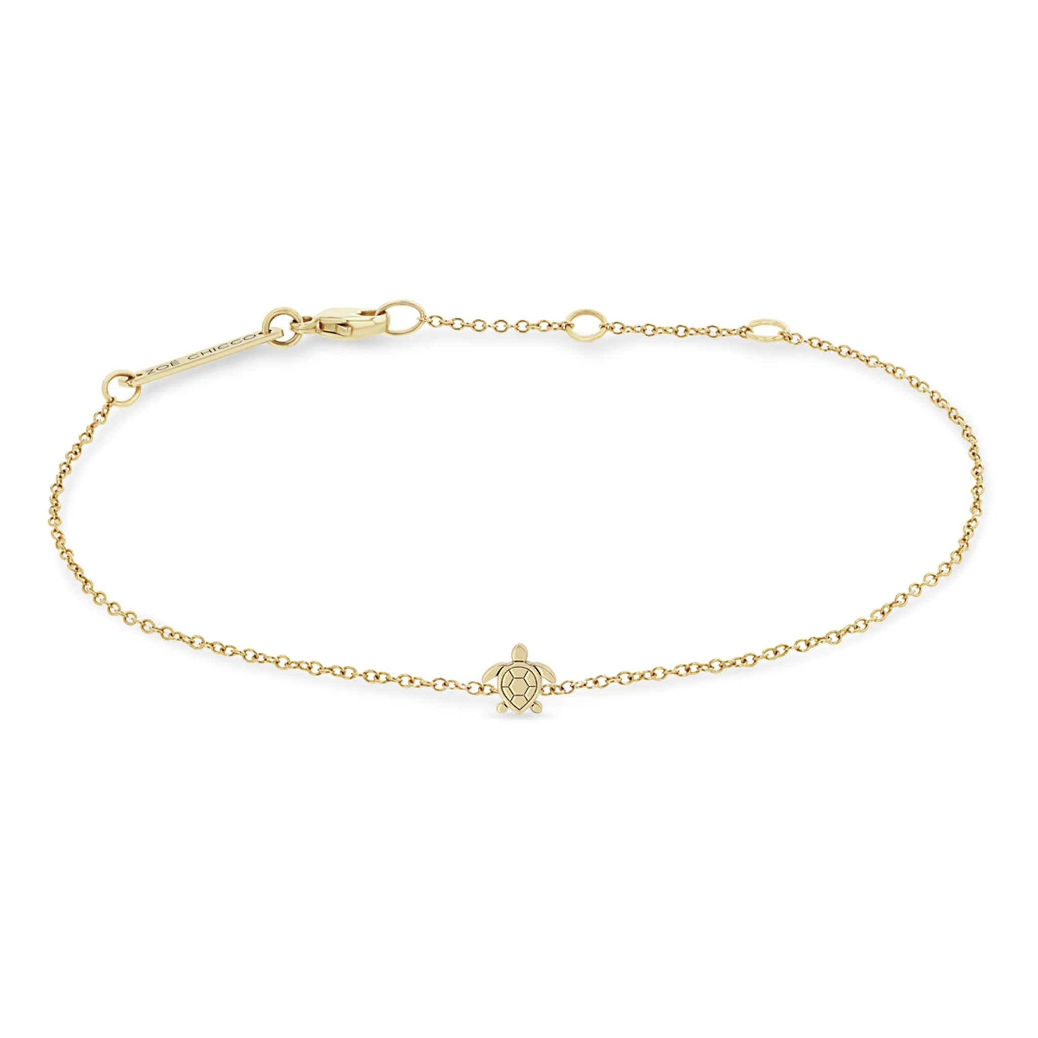 14k Itty Bitty Turtle Bracelet