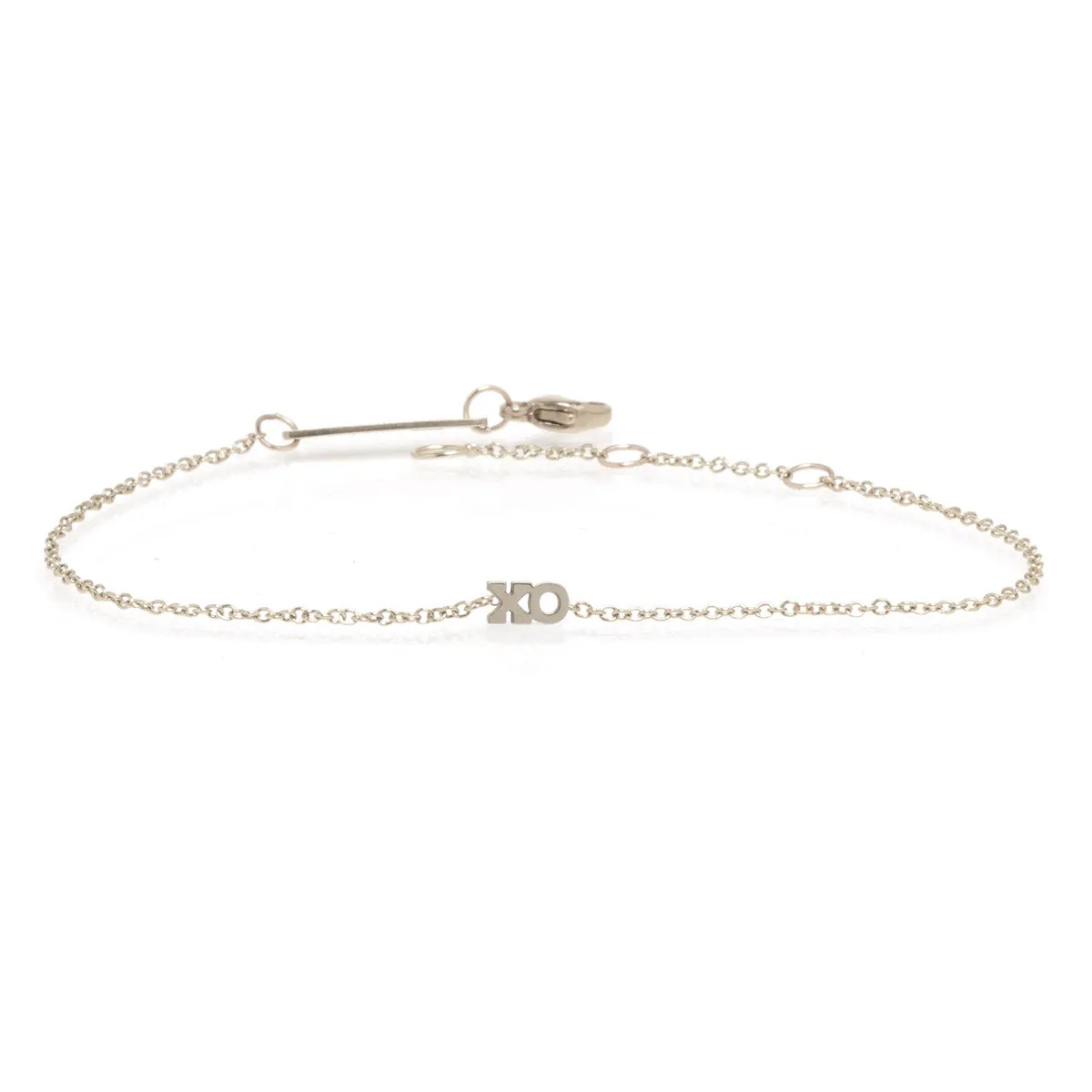 14k Itty Bitty XO Bracelet