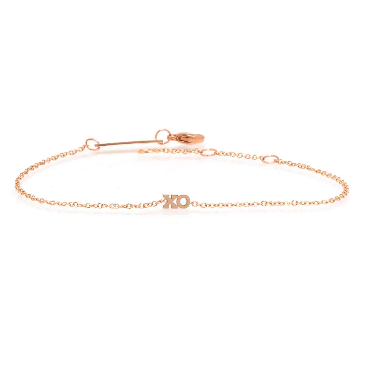 14k Itty Bitty XO Bracelet