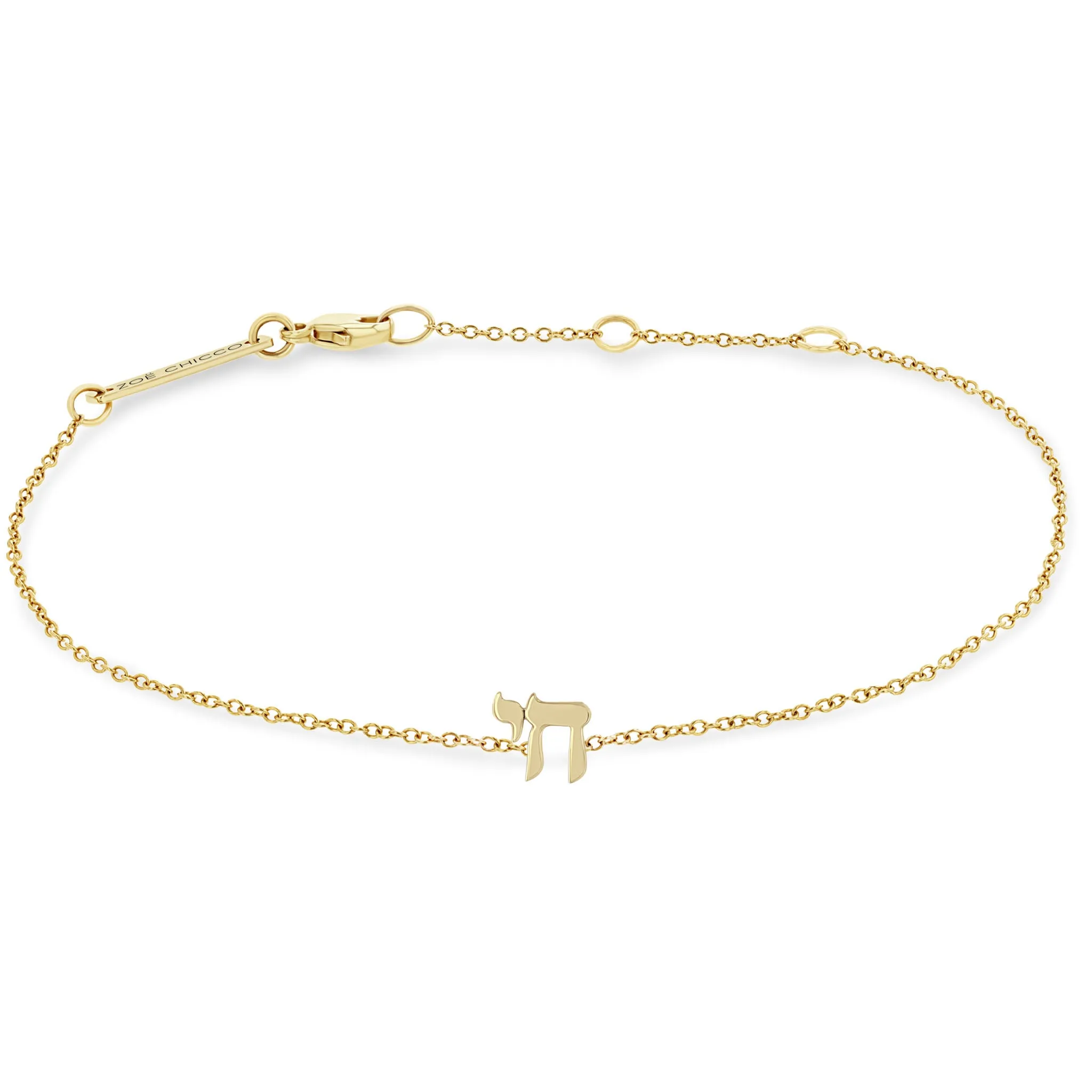 14k Midi Bitty Chai Bracelet