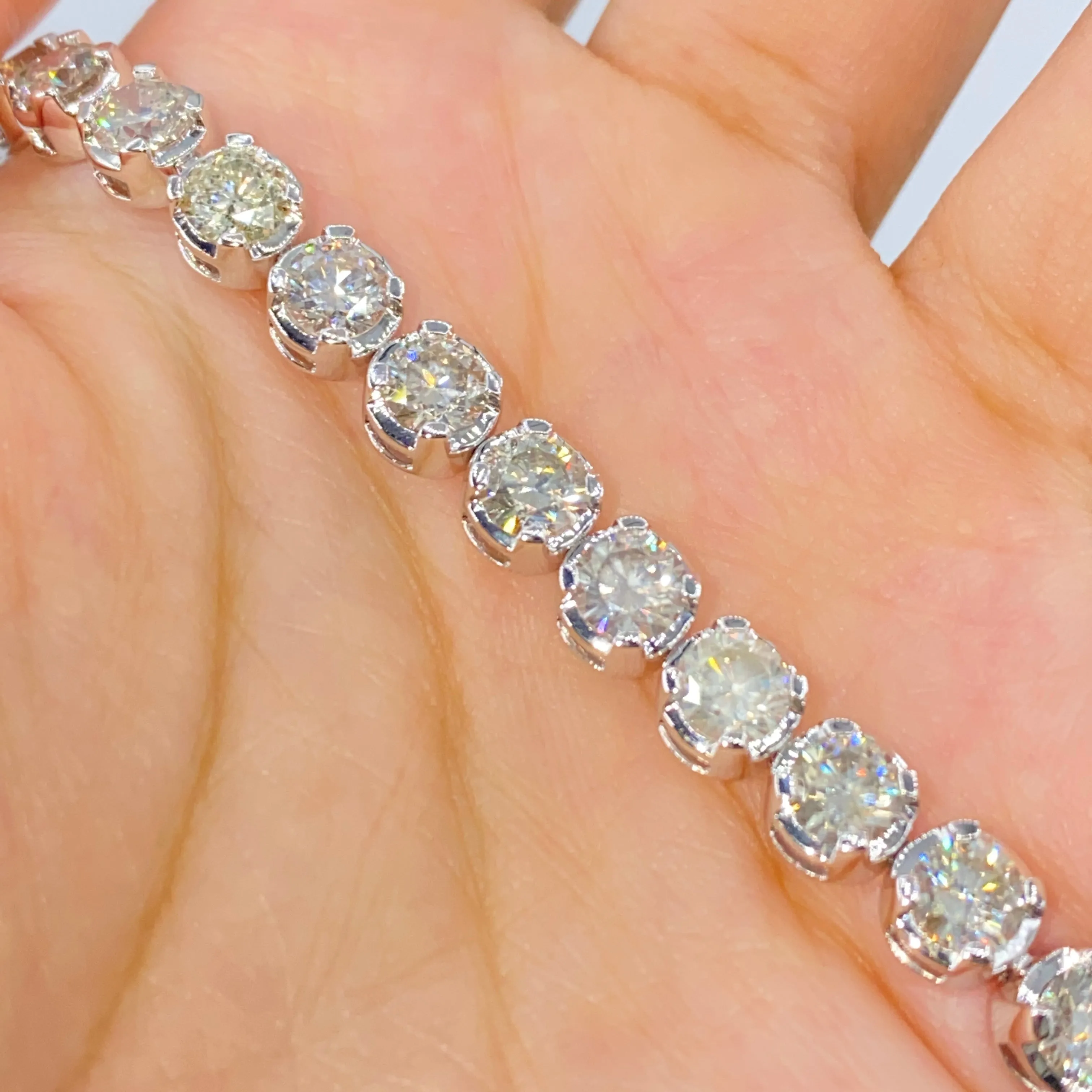 14K Tennis Bracelet 7"