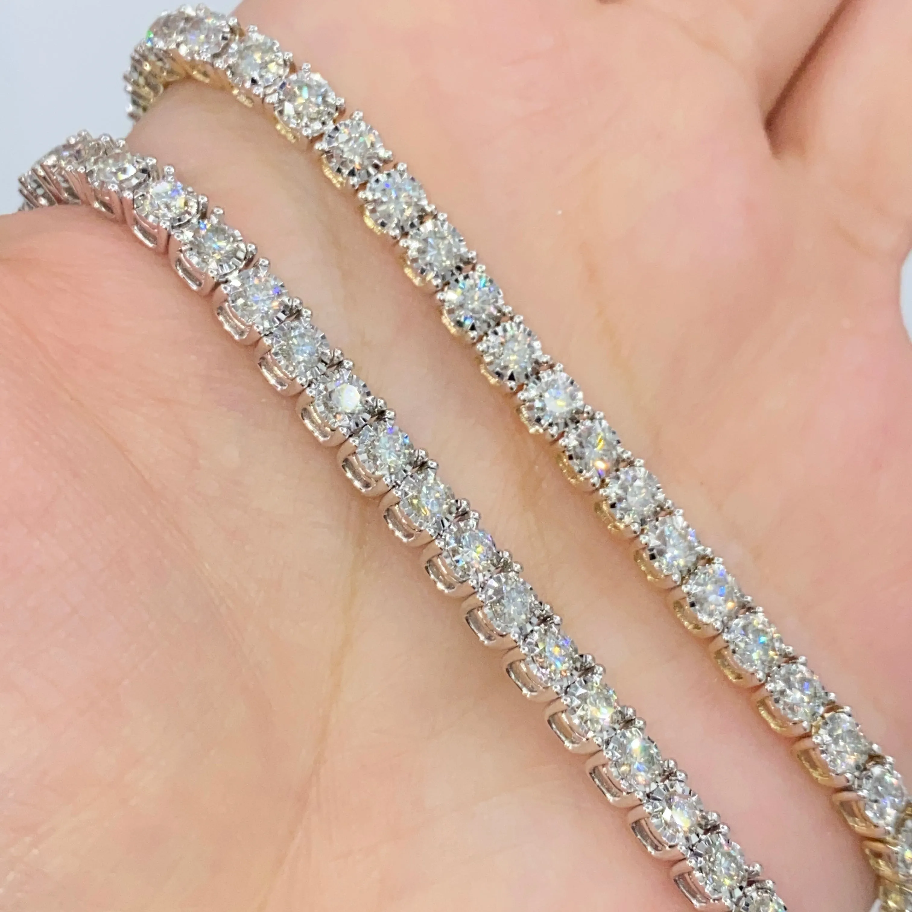 14K Tennis Bracelet 7"