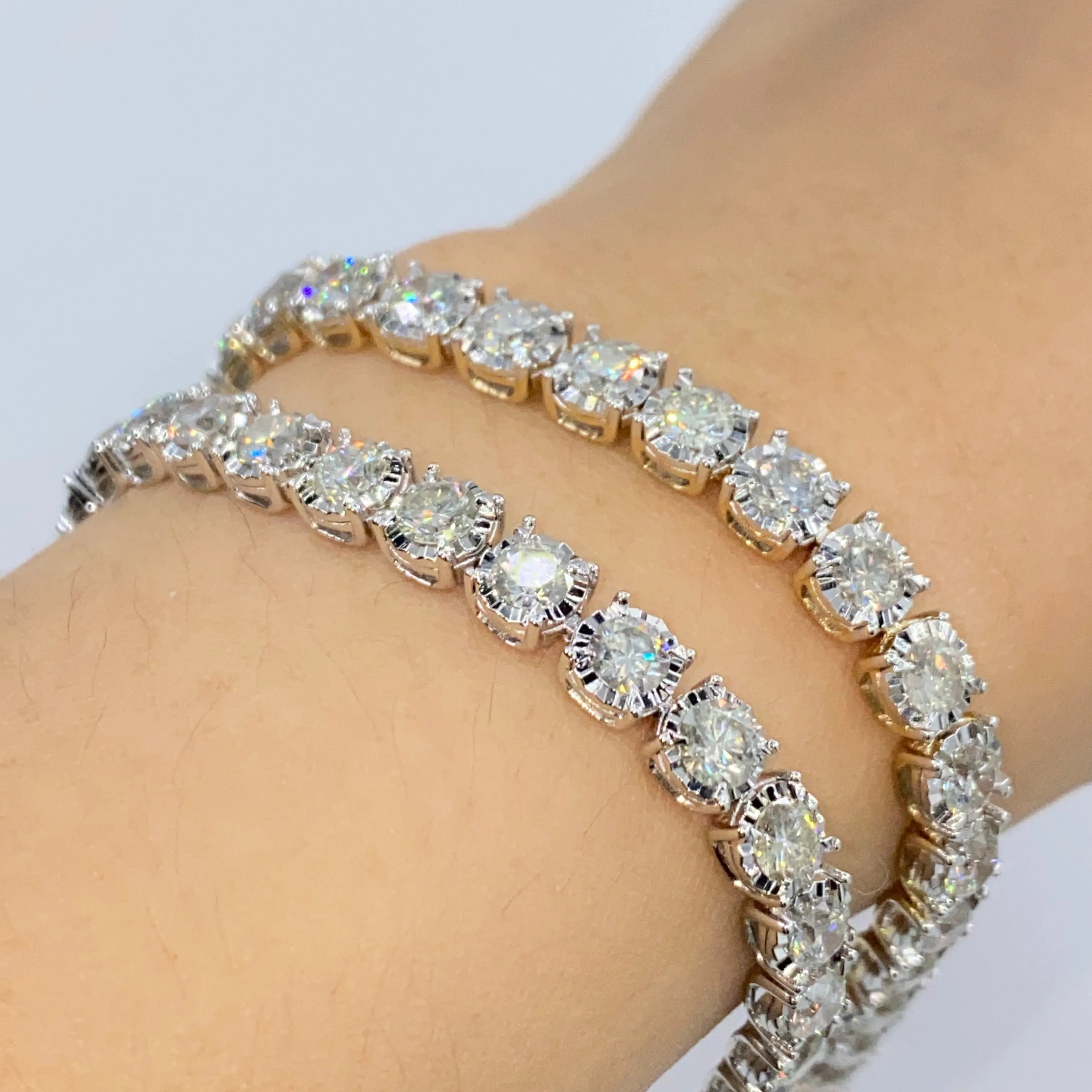 14K Tennis Bracelet 7"