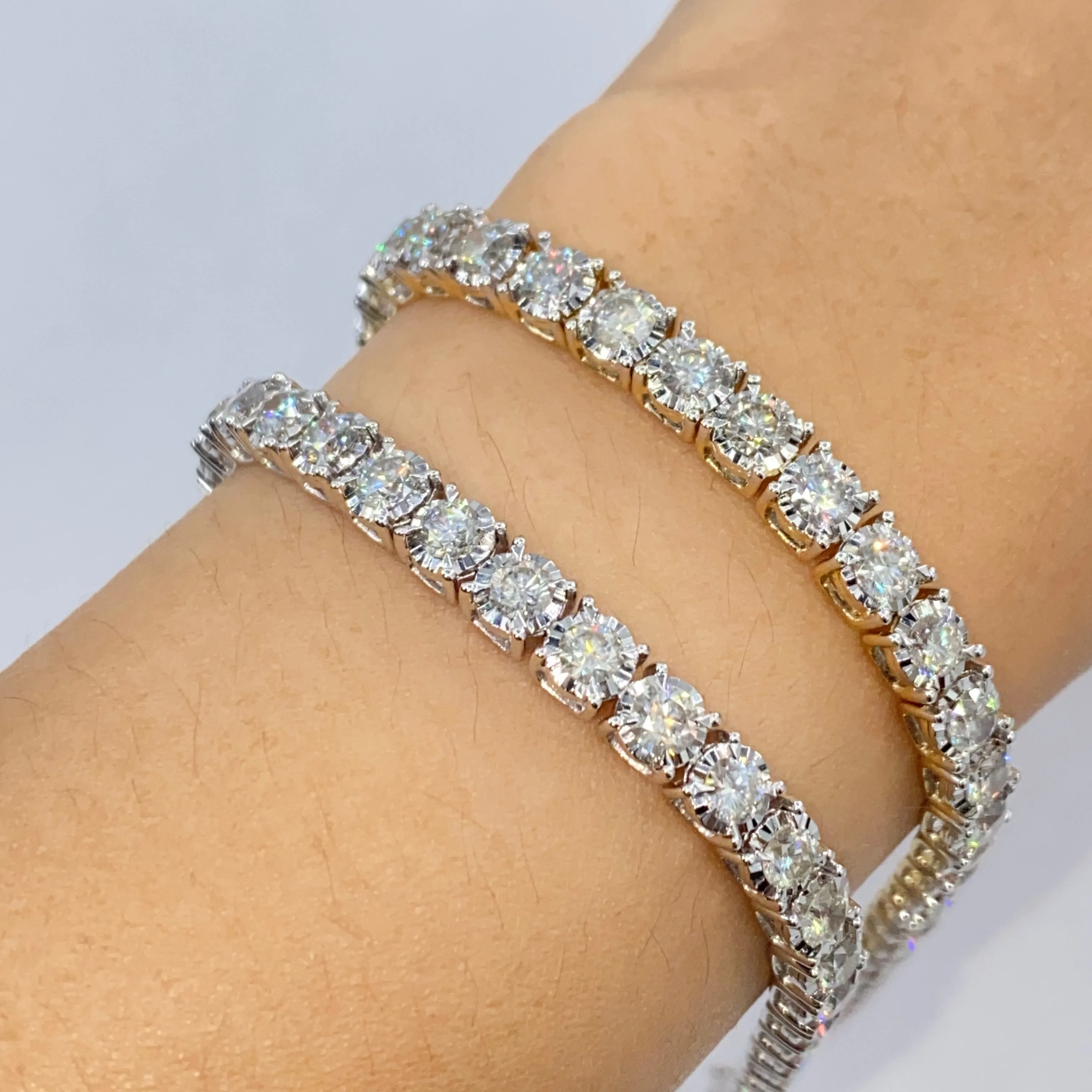 14K Tennis Bracelet 7"