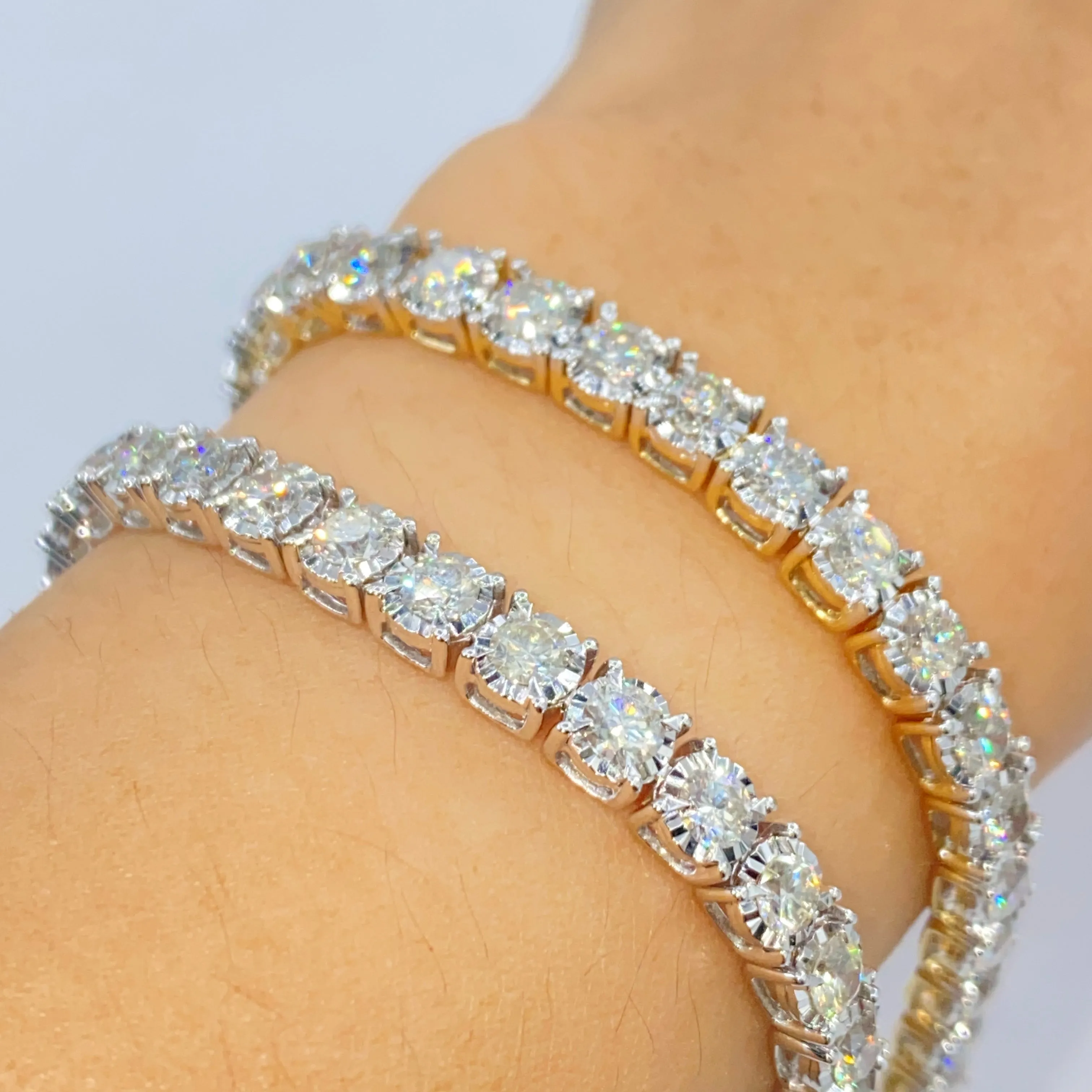 14K Tennis Bracelet 7"