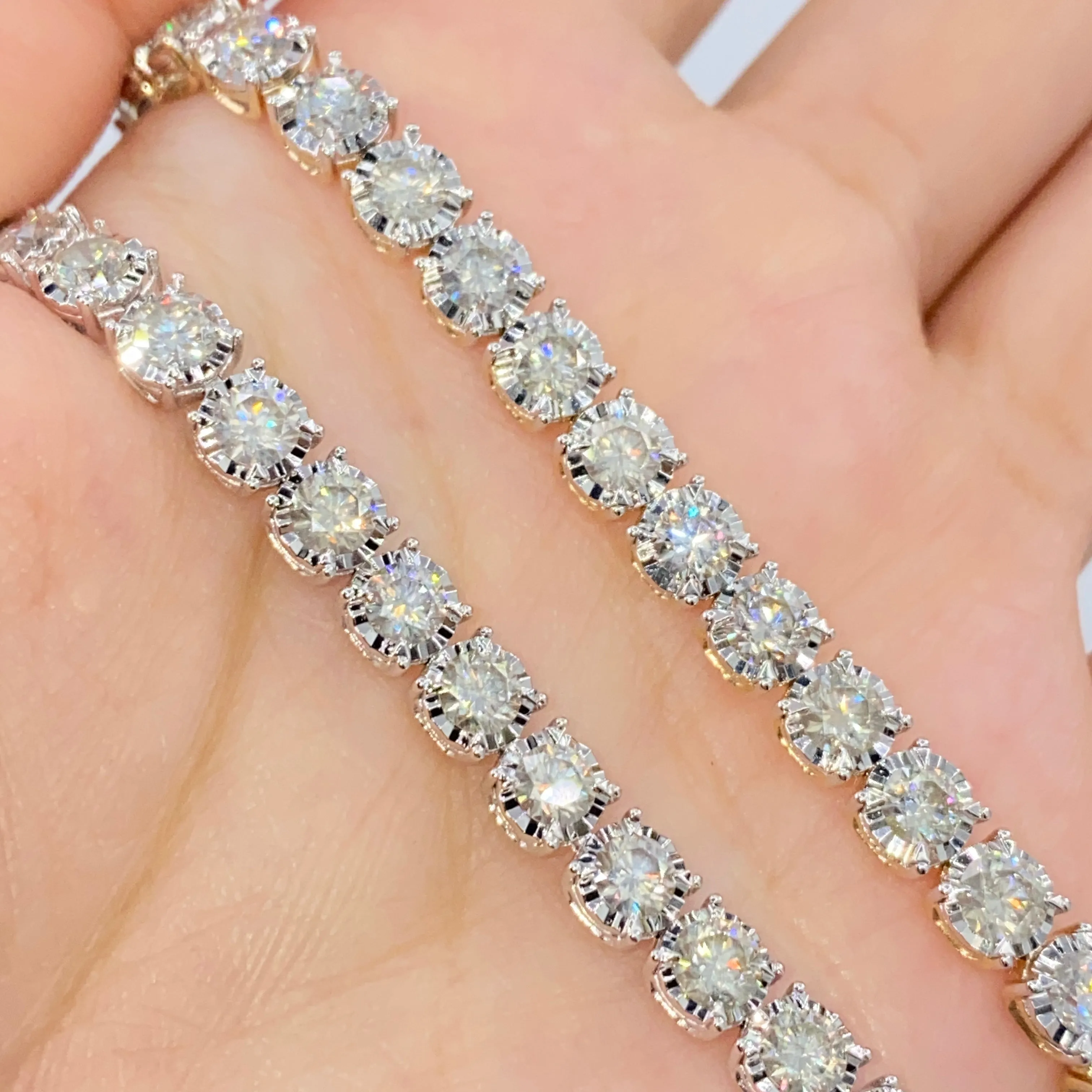 14K Tennis Bracelet 7"