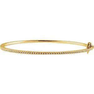 14K Yellow 1/2 CTW Diamond Pavé' 7" Bracelet
