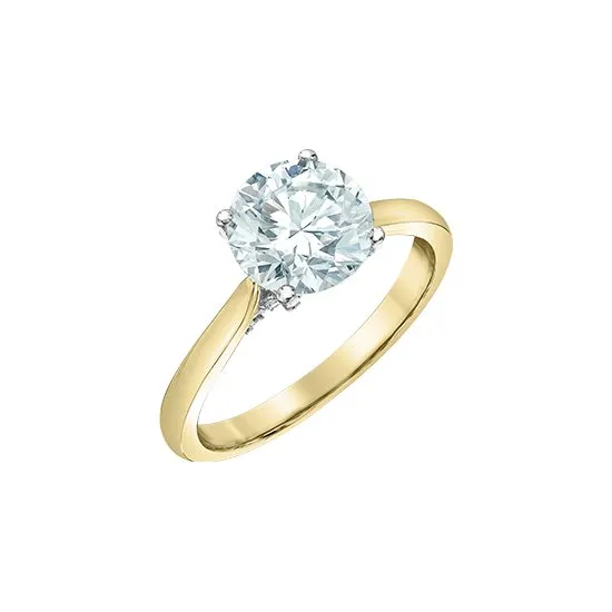 14K Yellow Gold (1.15ct) Lab Grown Diamond Engagement Ring