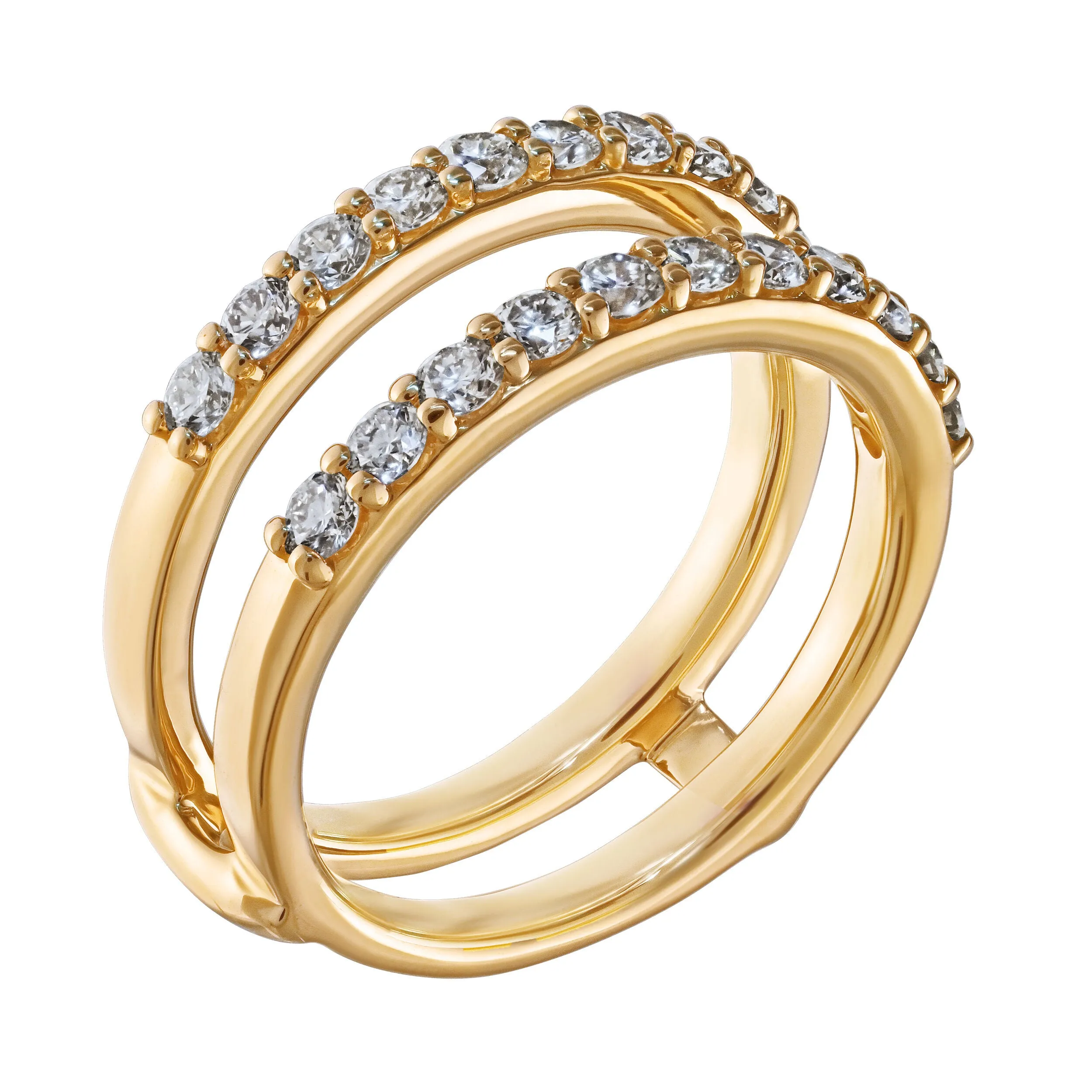 14K Yellow Gold Diamond Rings