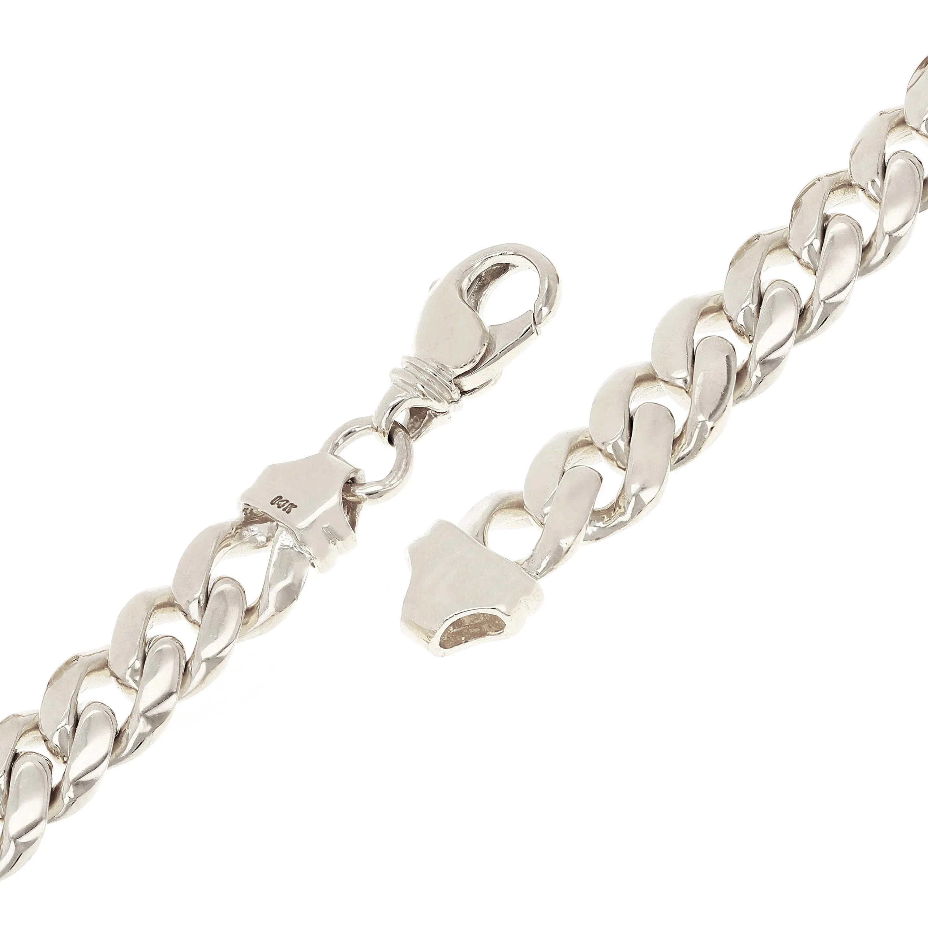 14k Yellow White or Rose Gold Solid Heavy Miami Cuban Chain Link Bracelet 10 mm 8", 8.5", 9" with Lobster Clasp
