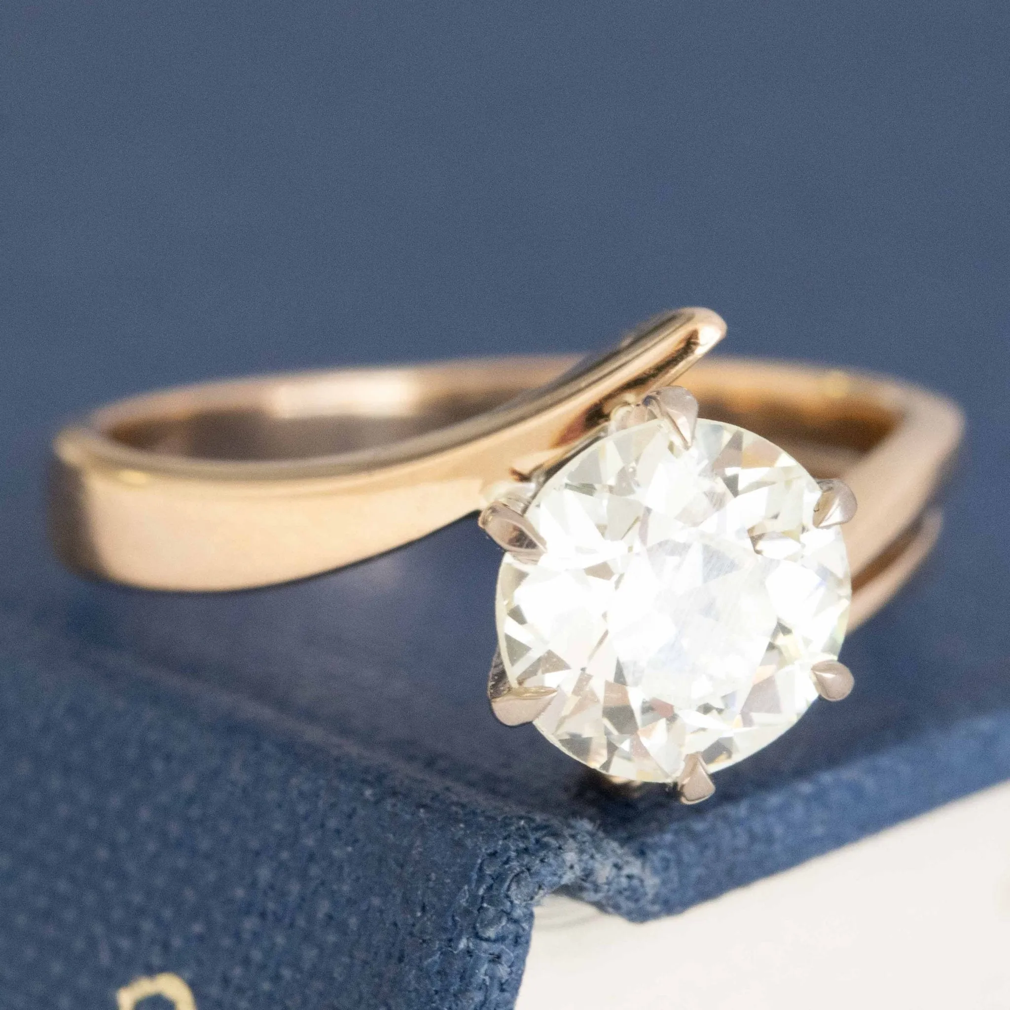 1.50ct Old European Cut Diamond Solitaire, GIA