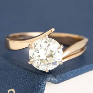 1.50ct Old European Cut Diamond Solitaire, GIA