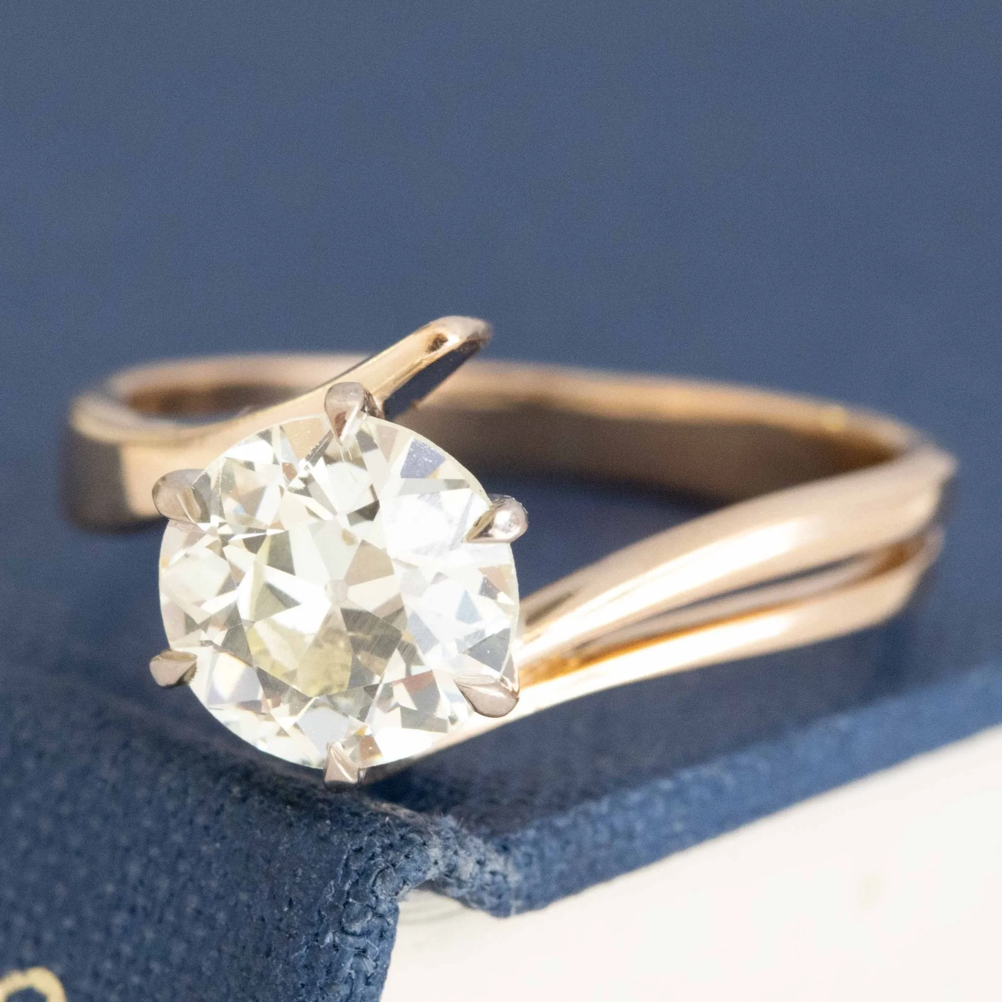 1.50ct Old European Cut Diamond Solitaire, GIA