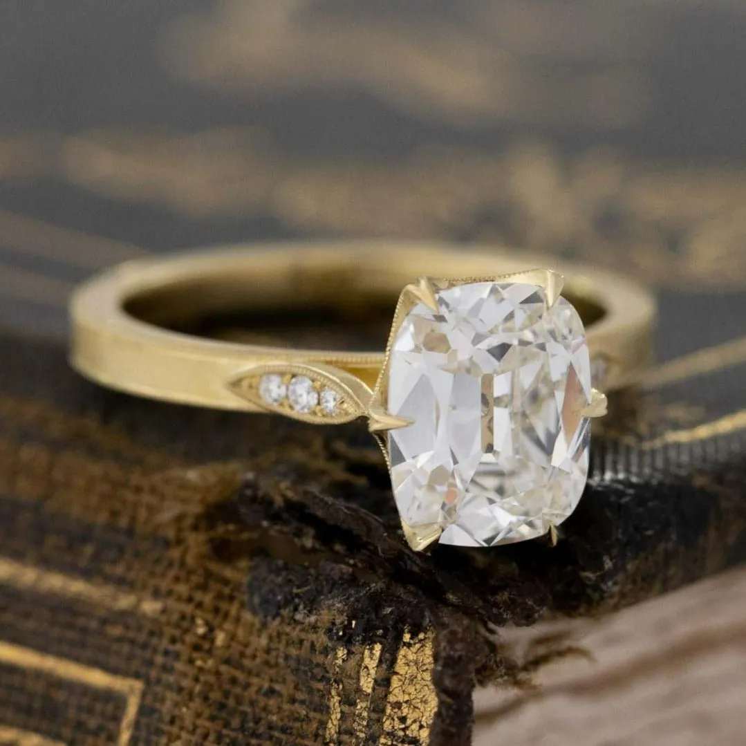1.51ct Cushion Cut Diamond Grace Solitaire by Erika Winters