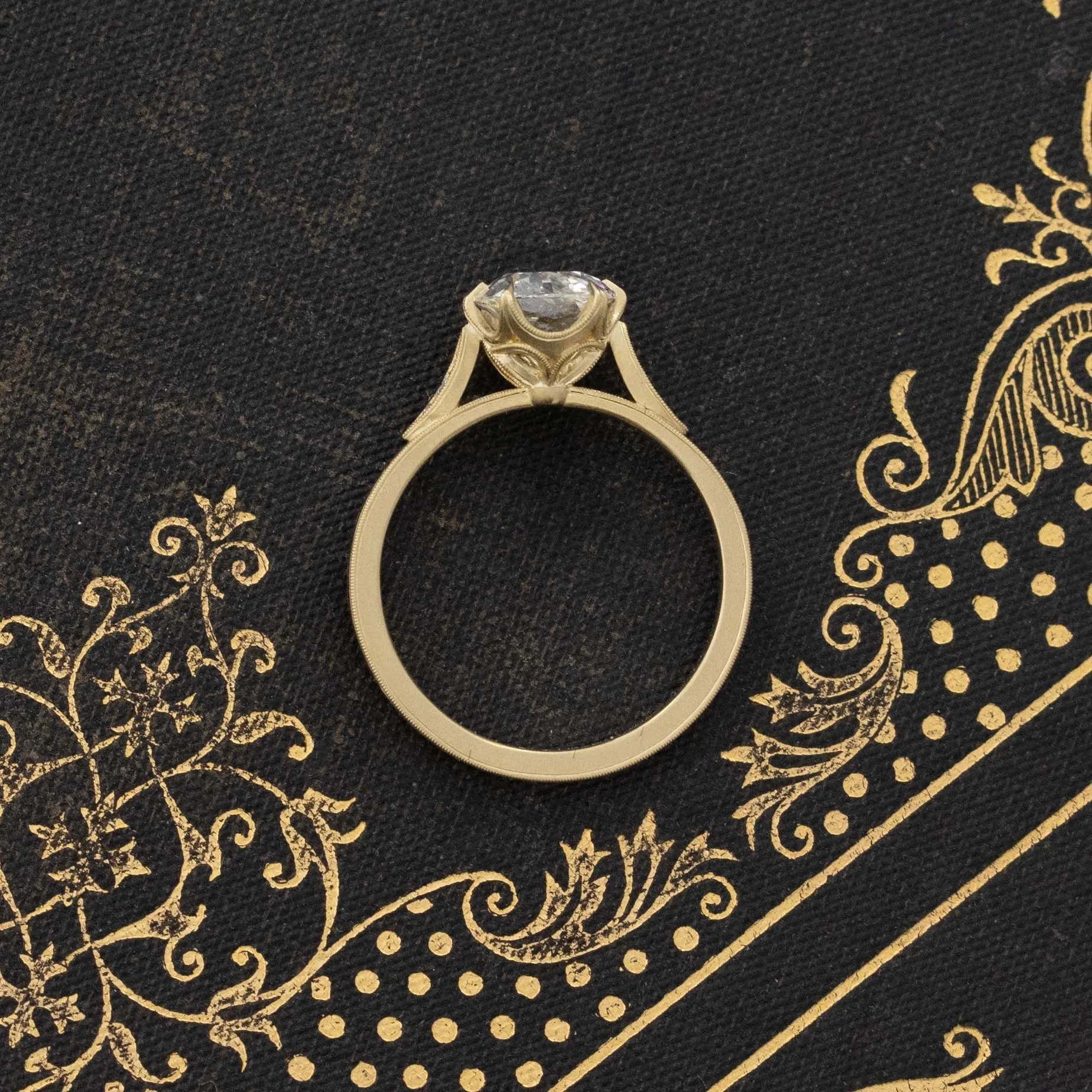 1.51ct Cushion Cut Diamond Grace Solitaire by Erika Winters