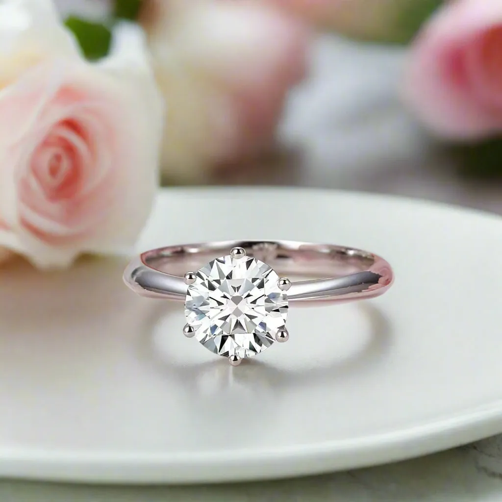 1.5ct Round Diamond Solitaire Ring