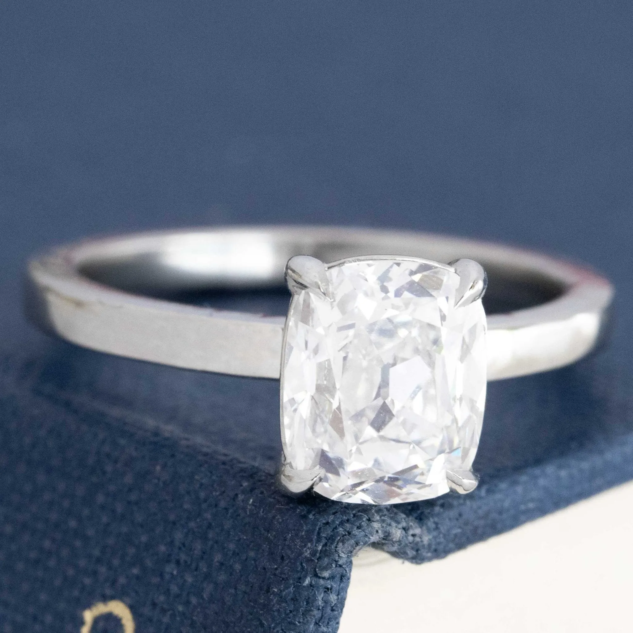 1.75ct Old Mine Cut Diamond Solitaire