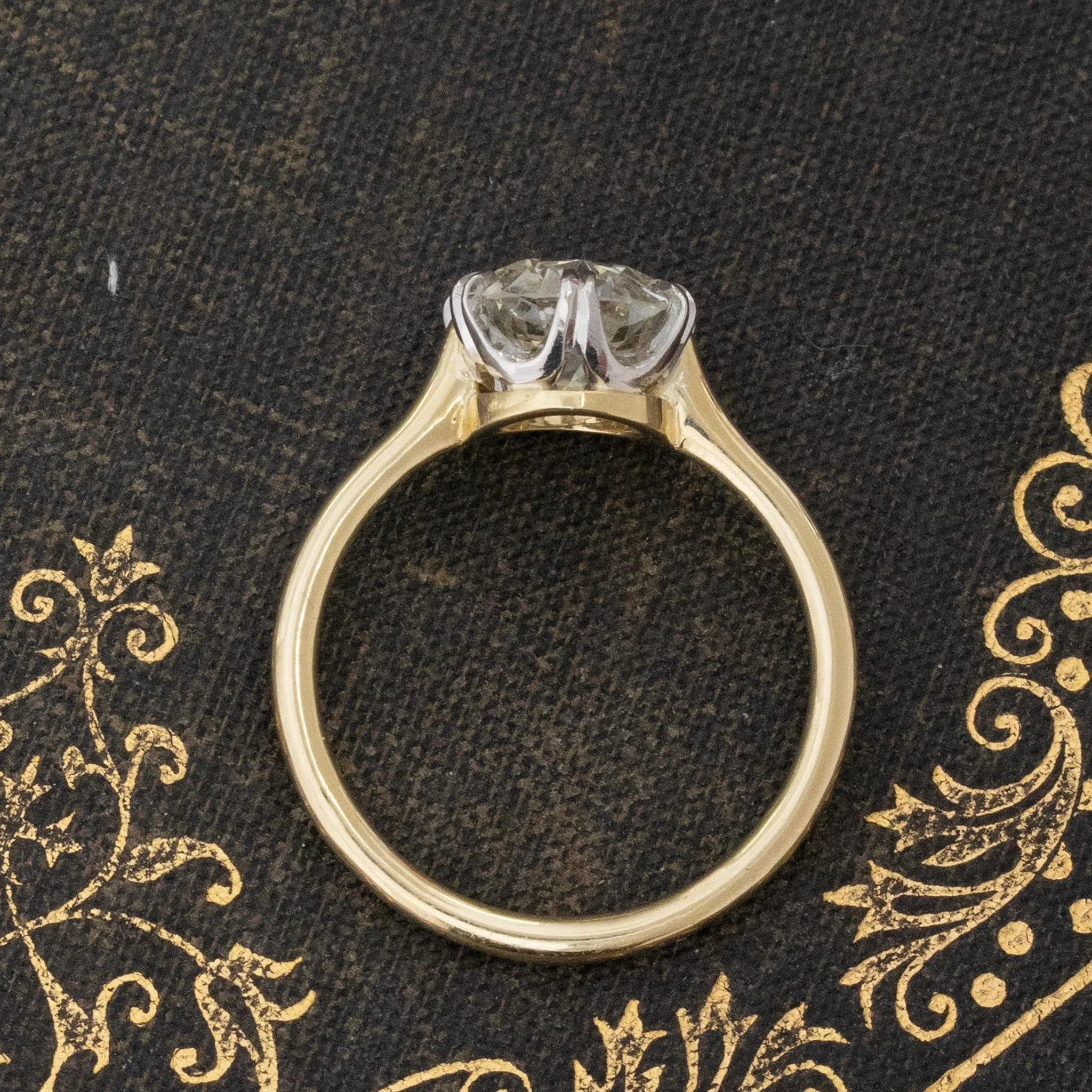 1.77ct Old European Cut Diamond Solitaire, GIA M SI