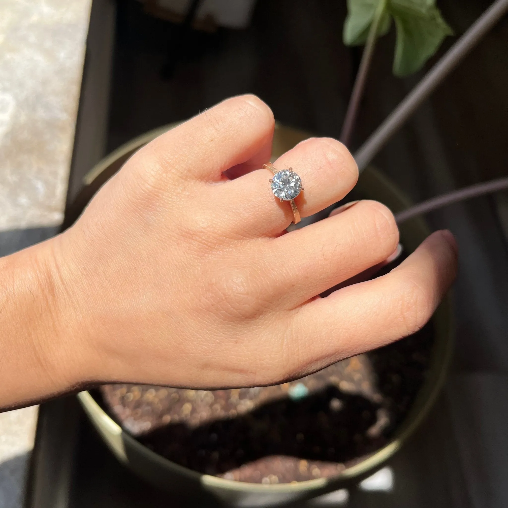 1.81ct Old European Cut Diamond Lena Solitaire by Erika Winters