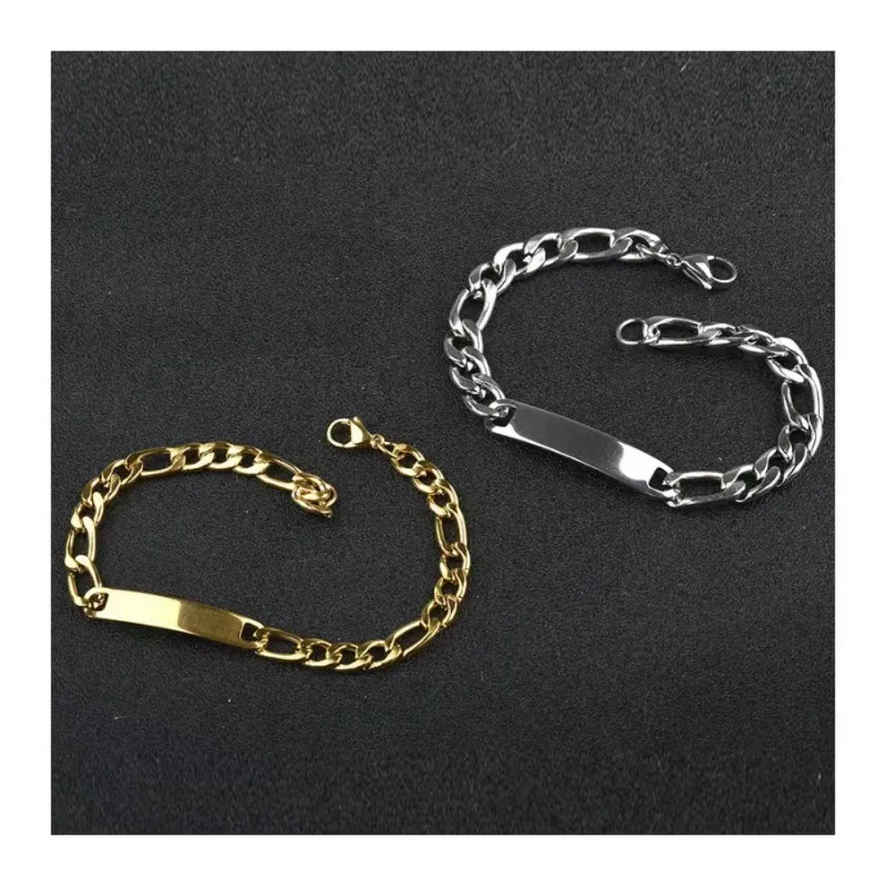 18k Gold Filled 8MM Chain Bracelets Men Jewelry Charm Women Lady Wedding Party Gifts Bohemia 20cm