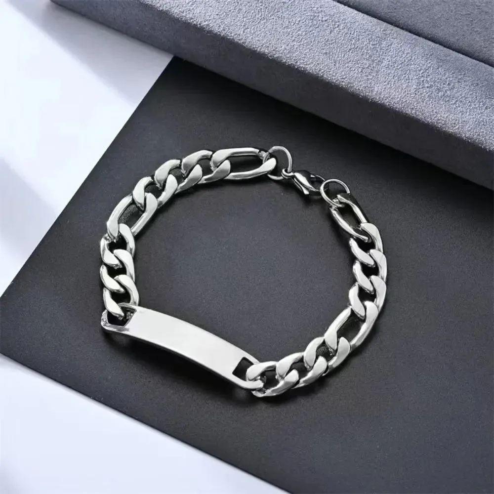 18k Gold Filled 8MM Chain Bracelets Men Jewelry Charm Women Lady Wedding Party Gifts Bohemia 20cm