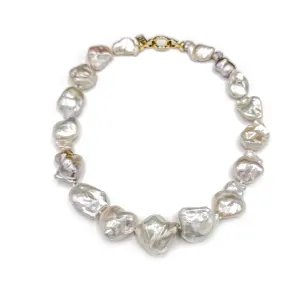 195-02-G-SHORT | STONE PEARL PINK 18" (ON GOLD)