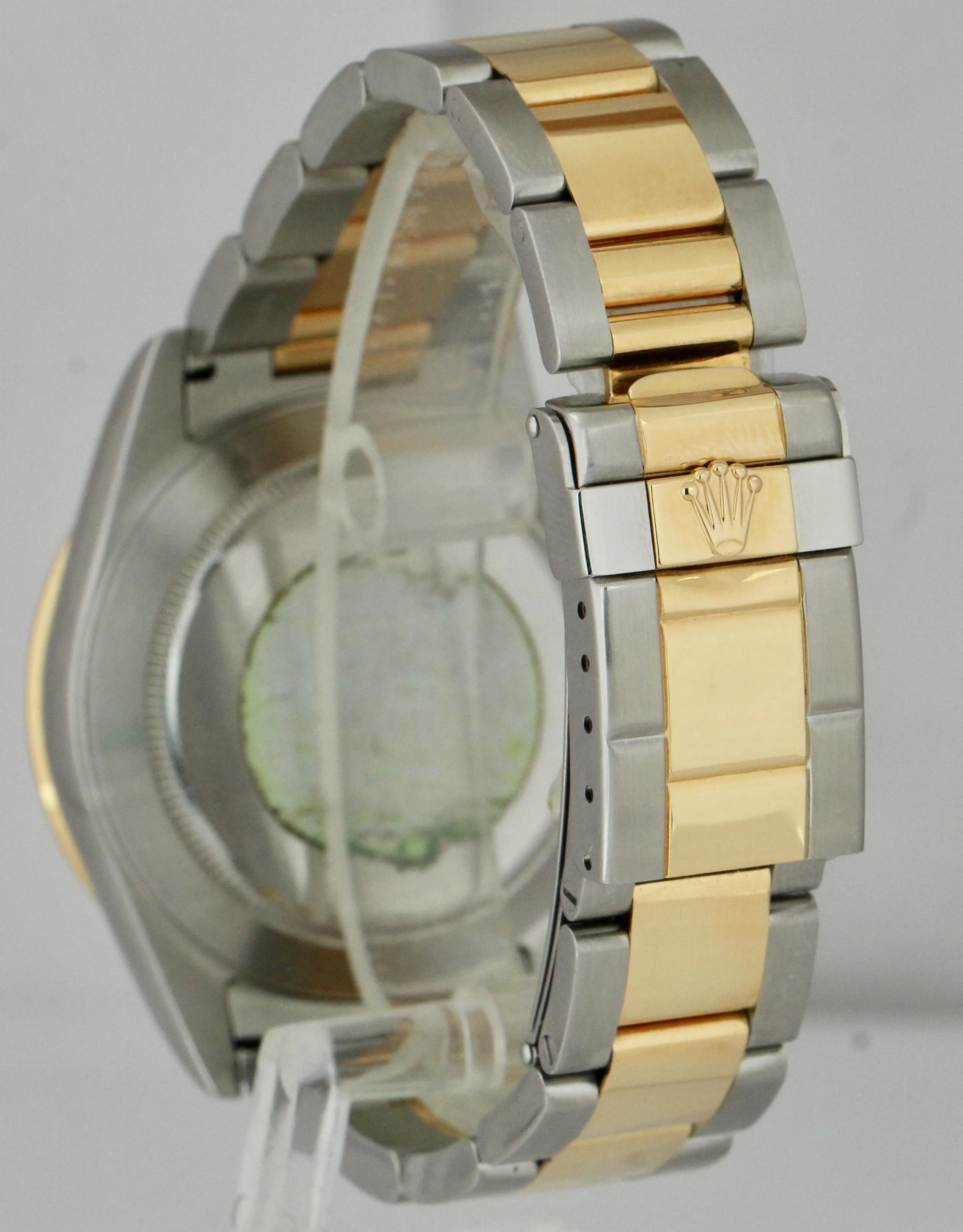 1995 Rolex Daytona Cosmograph 40mm Two-Tone Gold White Dial Watch 16523