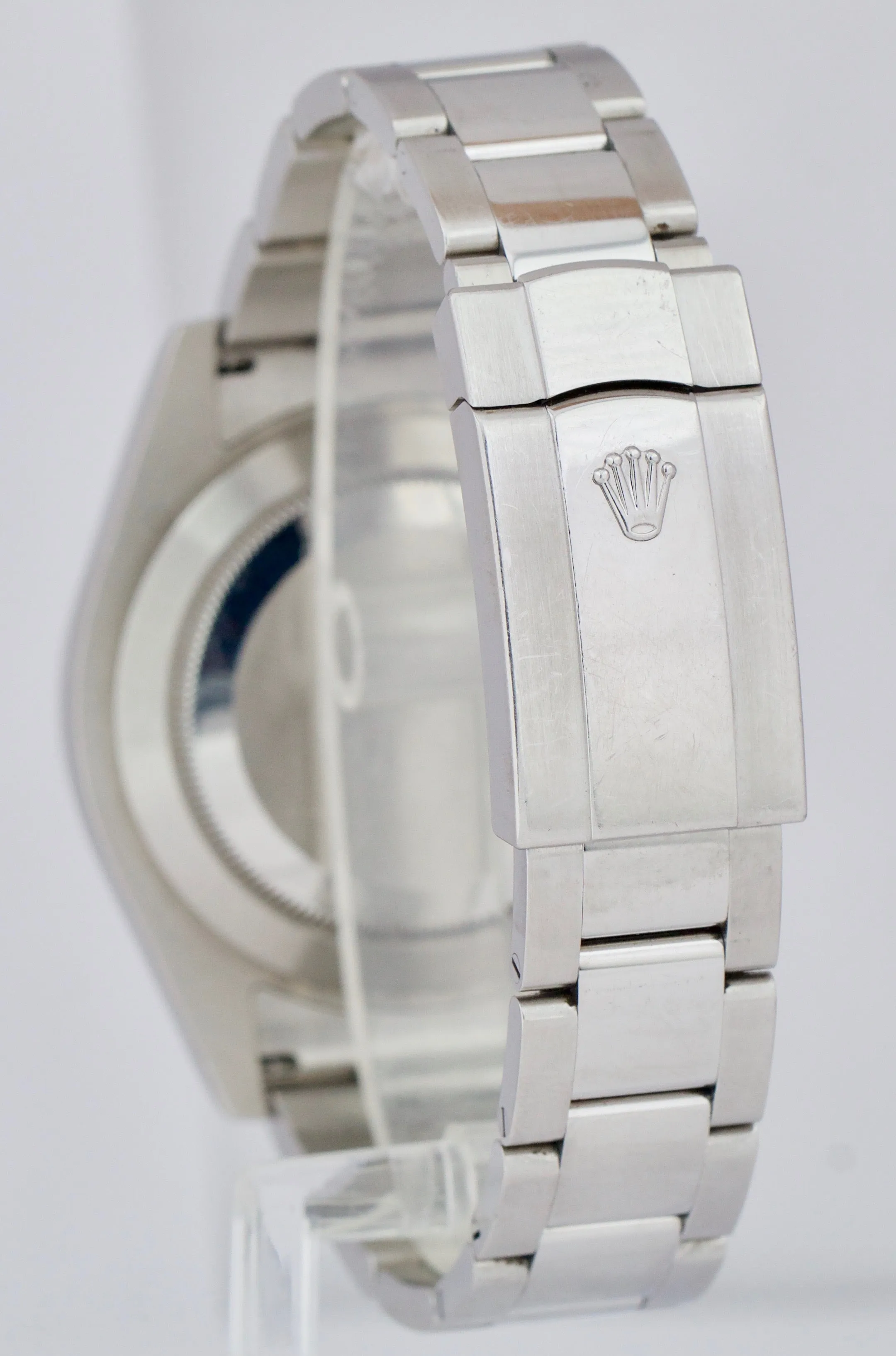 2013 Rolex DateJust II Blue Smooth Stainless Steel 41mm Oyster Watch 116300 B P