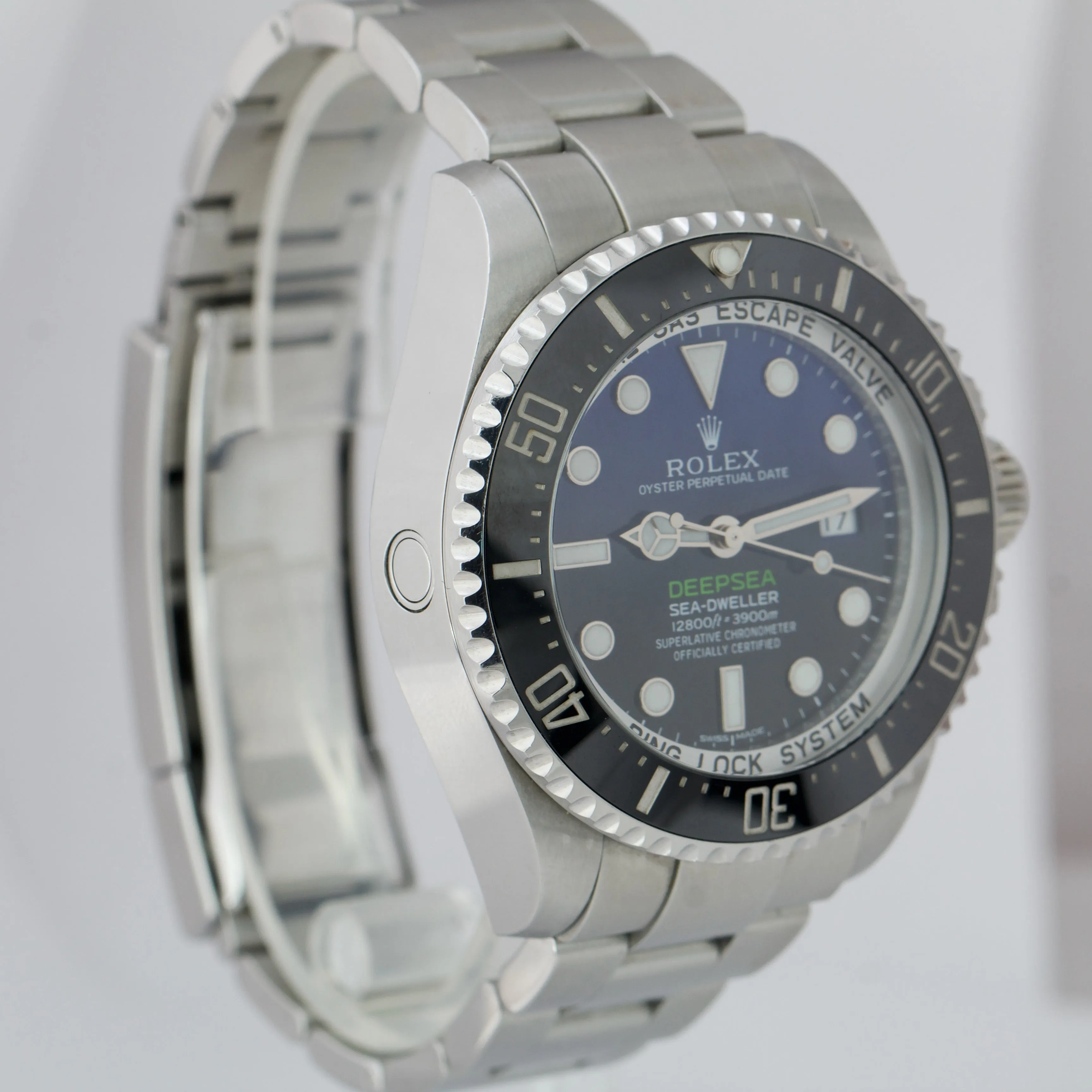 2015 Rolex Sea-Dweller Deepsea James Cameron Blue Black 116660 44mm Watch B P