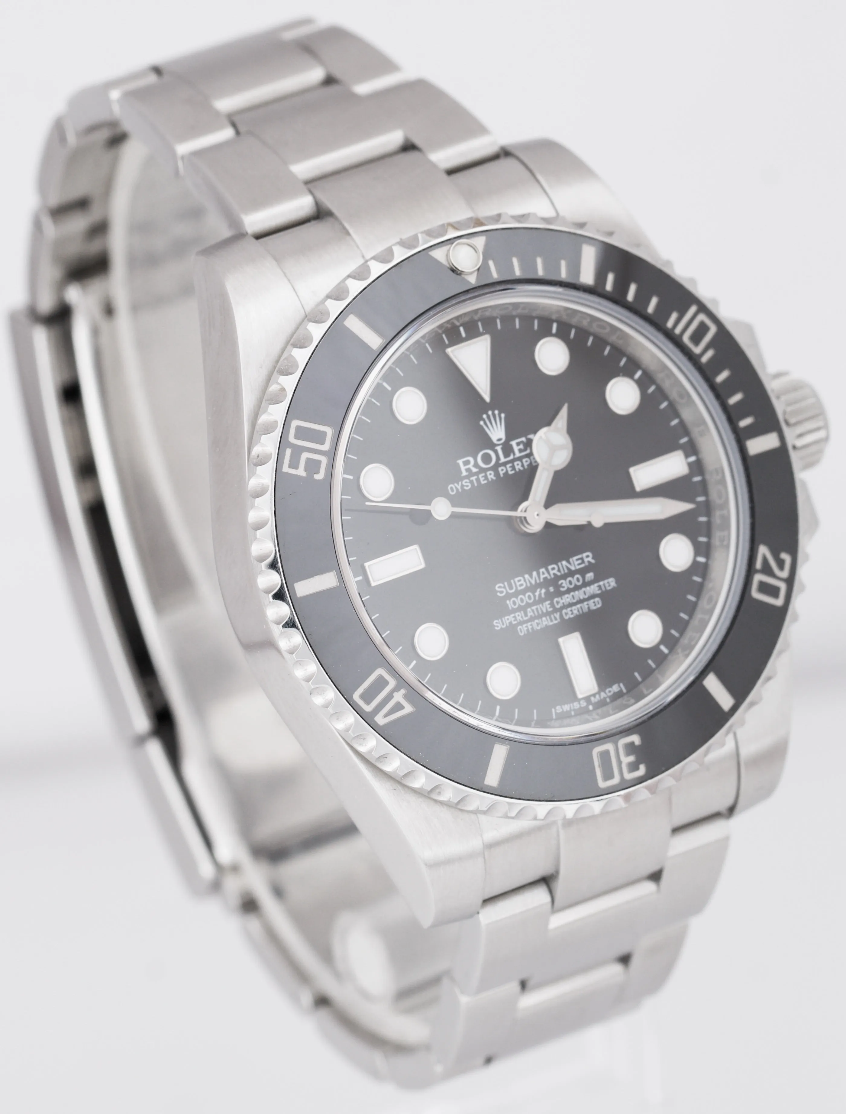 2019 UNPOLISHED Rolex Submariner No-Date Stainless Steel 40mm Watch 114060 B P